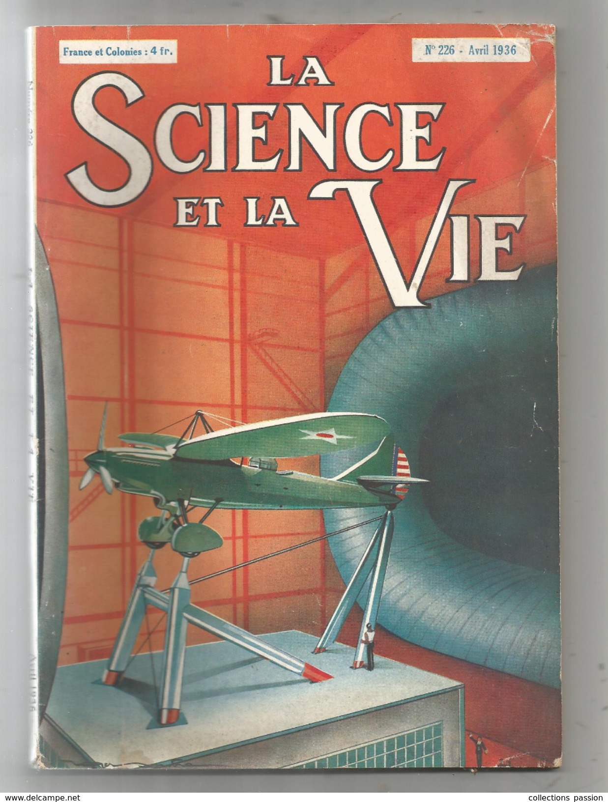 La SCIENCE ET La VIE , N° 226 , 1936  ,  103 Pages , 2 Scans , Frais Fr : 3.45 &euro; - 1900 - 1949