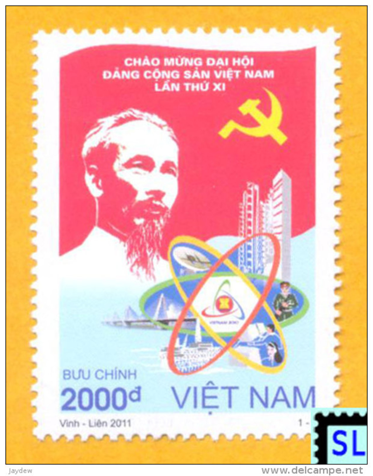 Vietnam Stamps 2011, Communist Party Congress, MNH - Vietnam