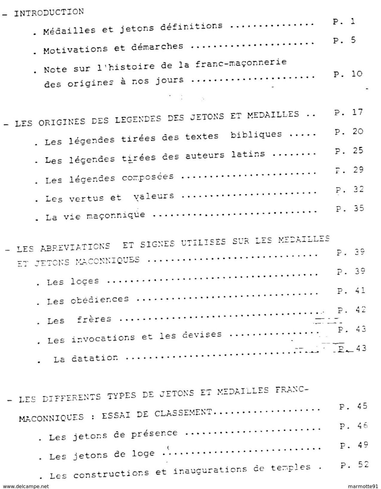 MEDAILLE JETON FRANC MACONNERIE ORIGINES A NOS JOURS ETUDE GUIDE COLLECTION MEMOIRE MUSEOLOGIE LOUVRES FRANC MACON LOGE - Autres & Non Classés