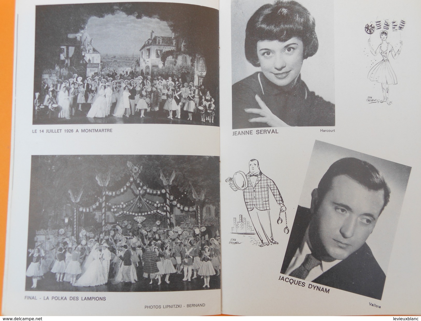 Programme de Théâtre/ Théâtre du CHATELET/La Polka des Lampions/Marcel Achard /Maurice Lehmann/1962        PROG137