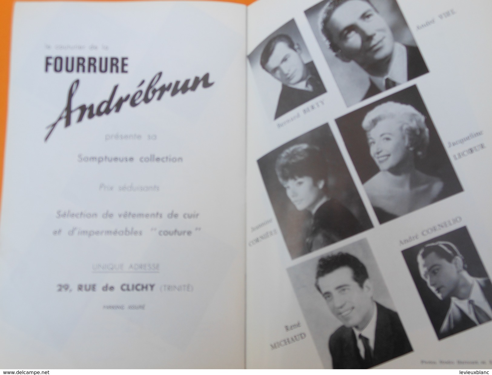 Programme de Théâtre/ Théâtre Mogador/"Rose Marie"/ Opérette à grand spectacle/Merkés-Merval/Henri Varna//1963   PROG140