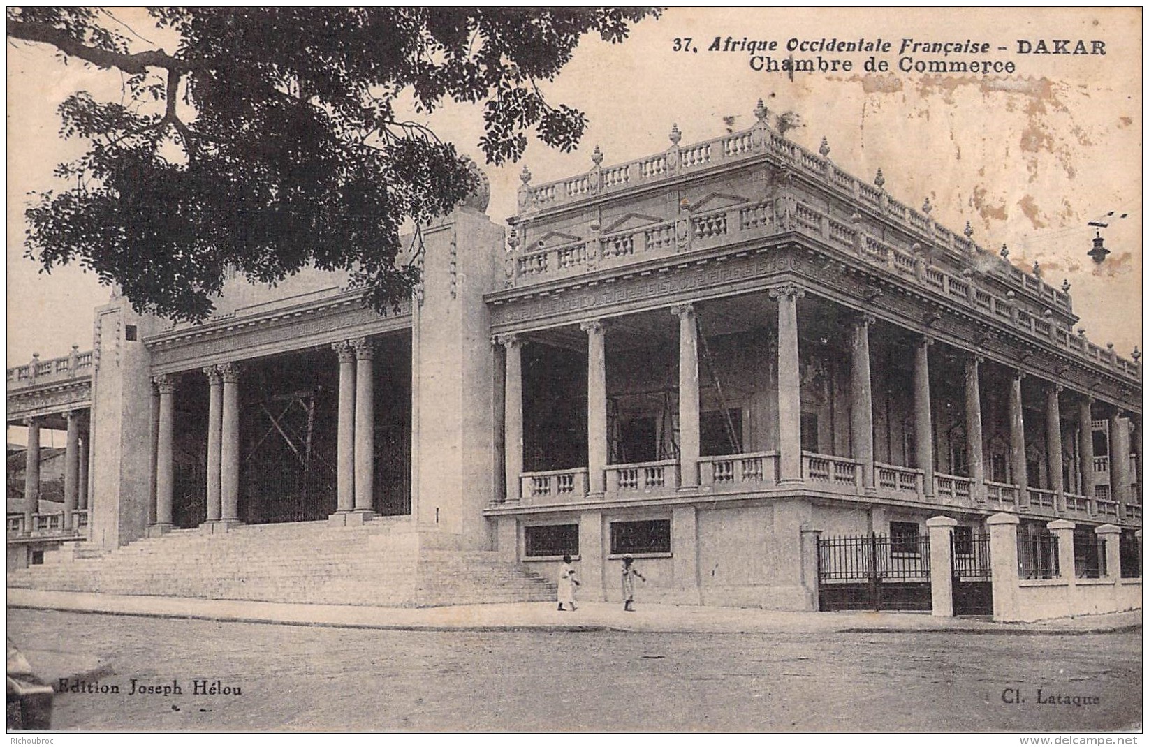 DAKAR CHAMBRE DE COMMERCE / SENEGAL / AFRIQUE OCCIDENTALE FRANCAISE / 37 EDITION JOSEPH HELOU - Sénégal