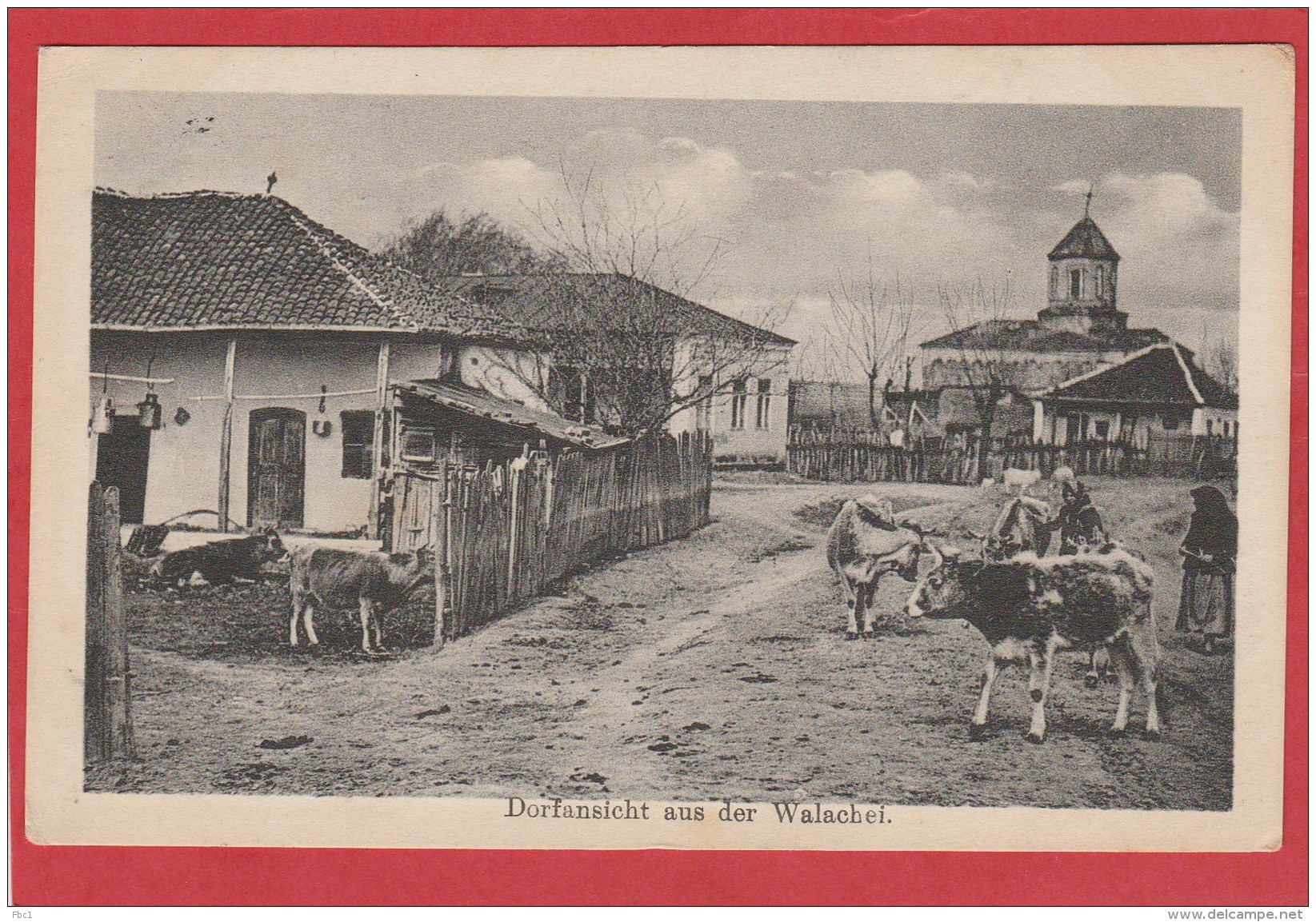 CPA: Roumanie - Dorfansicht Aus Der Walachei - Roumanie