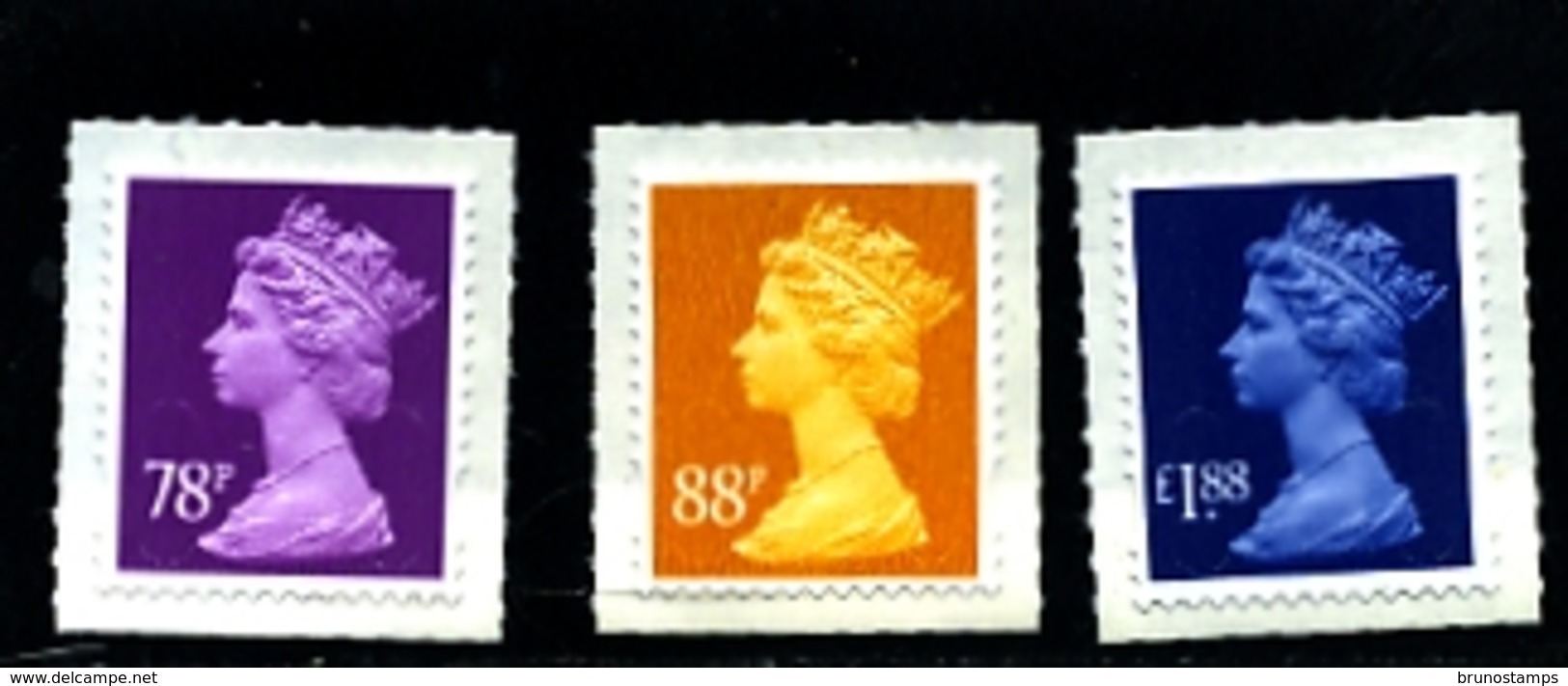 GREAT BRITAIN - 2013  MACHIN  (78p+88p+£ 1.88)  SET  MINT NH - Machins