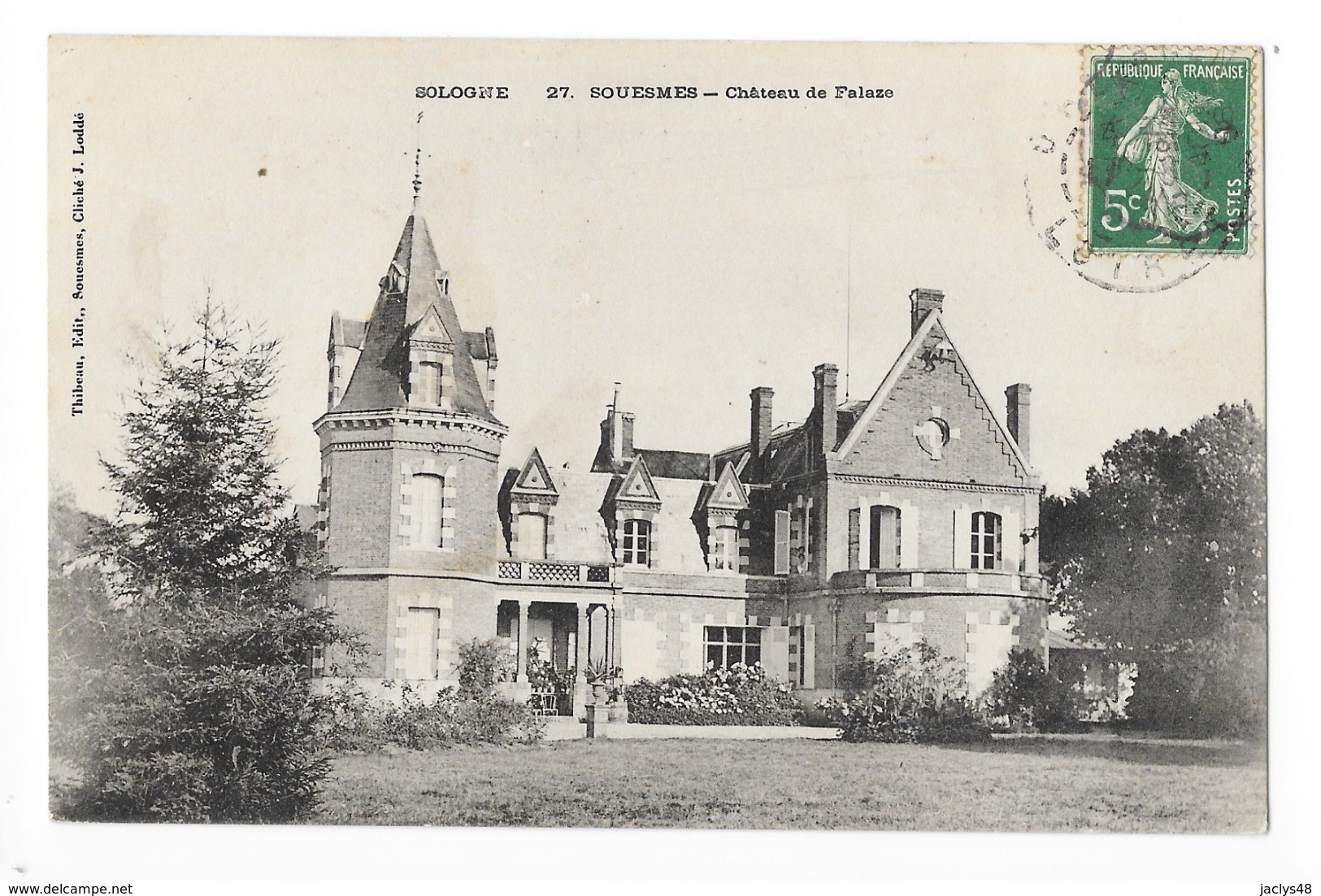 SOUESMES   (cpa 41)  Le Château De FALAZE -     - L 1 - Autres & Non Classés