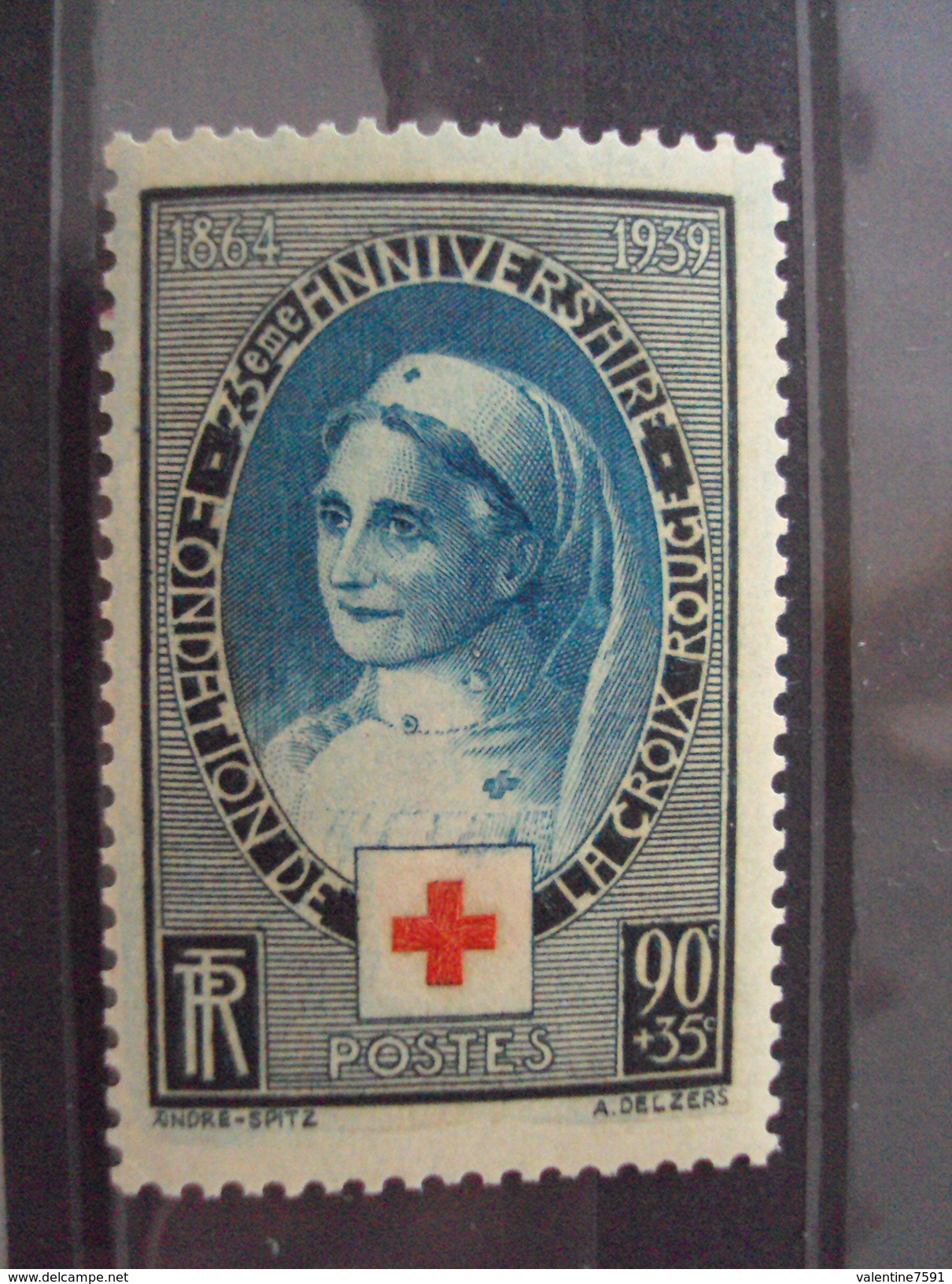 1939-75 ème Anniversaire Croix Rouge, N° 422- Neuf, Cote 17 Net 5.5 - Ongebruikt