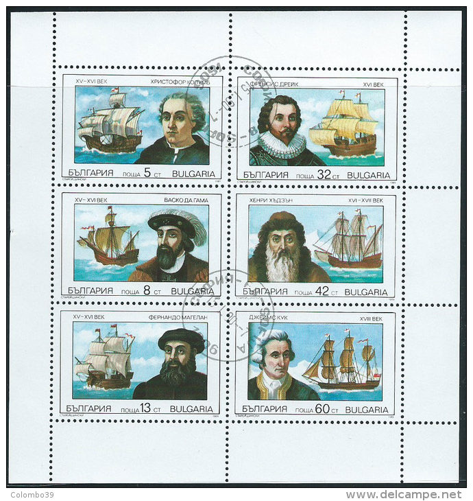 Bulgaria 1990 Usato - Mi.3814/9  Yv.3292/7  Minifoglio - Usati