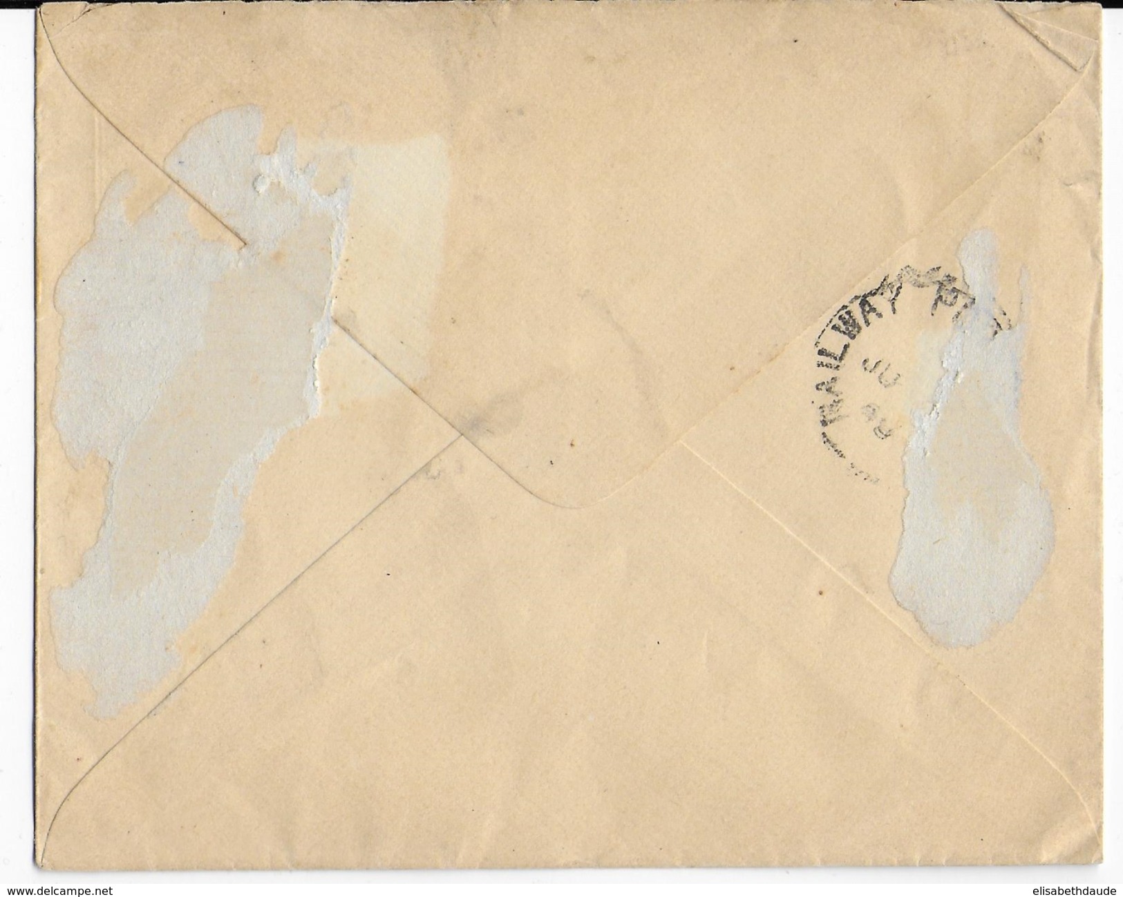 CEYLAN - 1898 - ENVELOPPE ENTIER POSTAL De TRINCOMALIE => COLOMBO - Ceylon (...-1947)