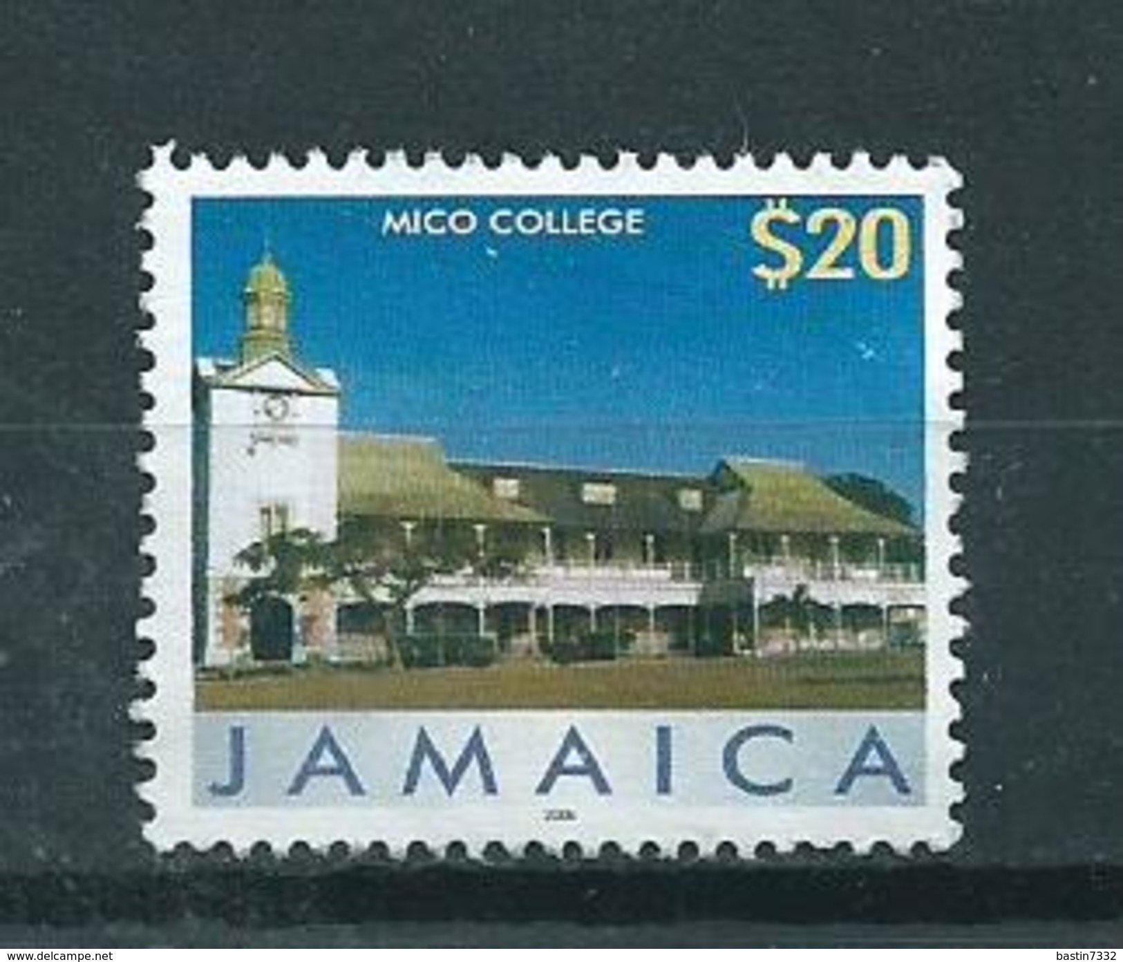 2008 Jamaica $20 Mico College Used/gebruikt/oblitere - Giamaica (1962-...)