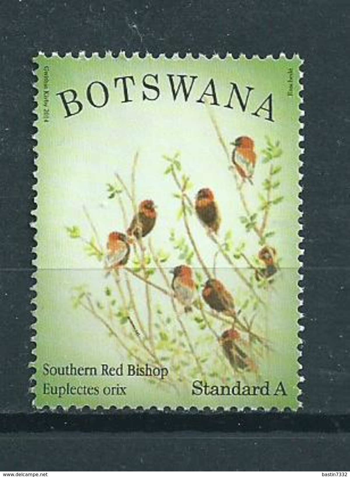 2014 Botswana Birds,oiseaux,vögel,vogels Used/gebruikt/oblitere - Botswana (1966-...)