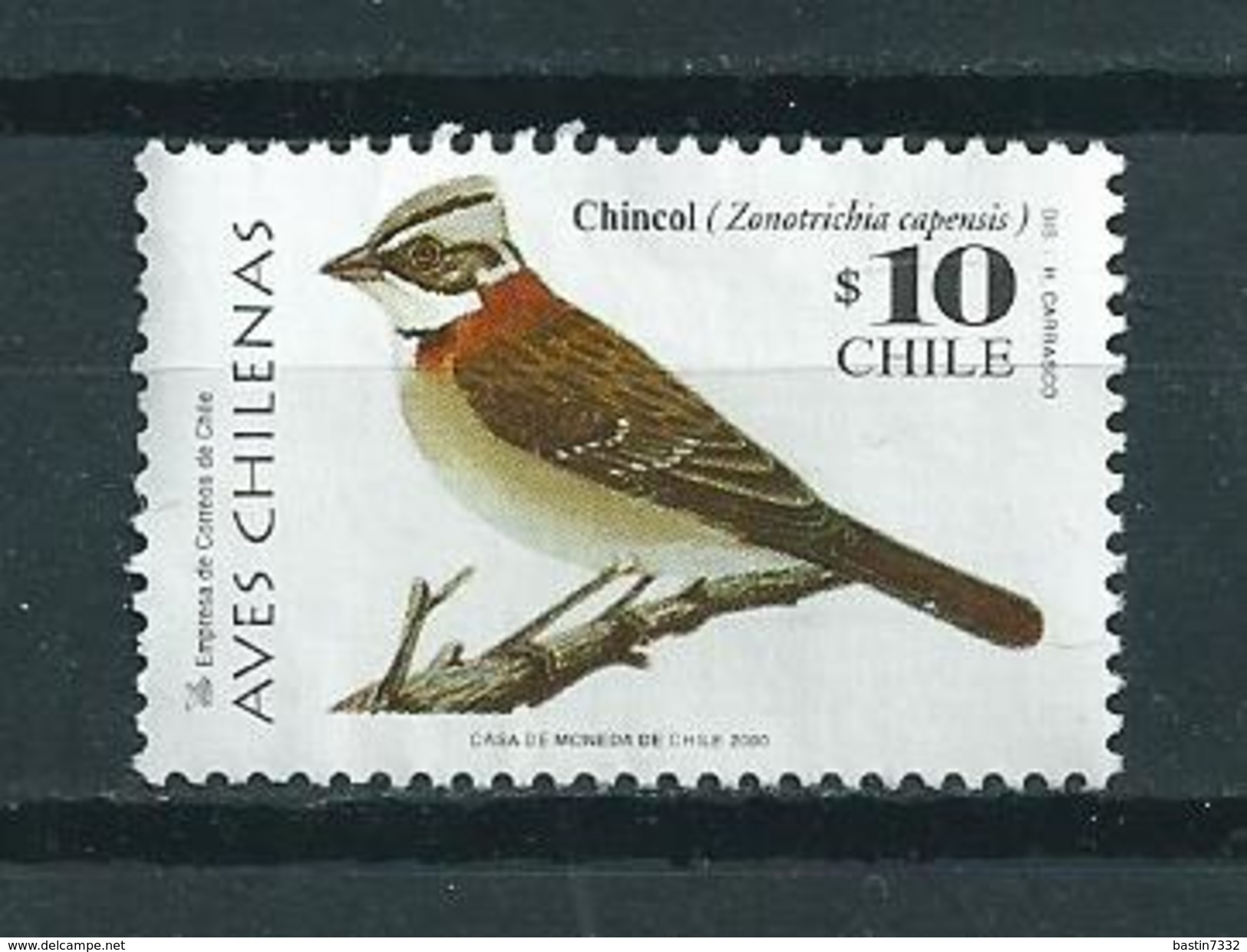 2003 Chili Birds,oiseaux,vögel,vogels Used/gebruikt/oblitere - Chile