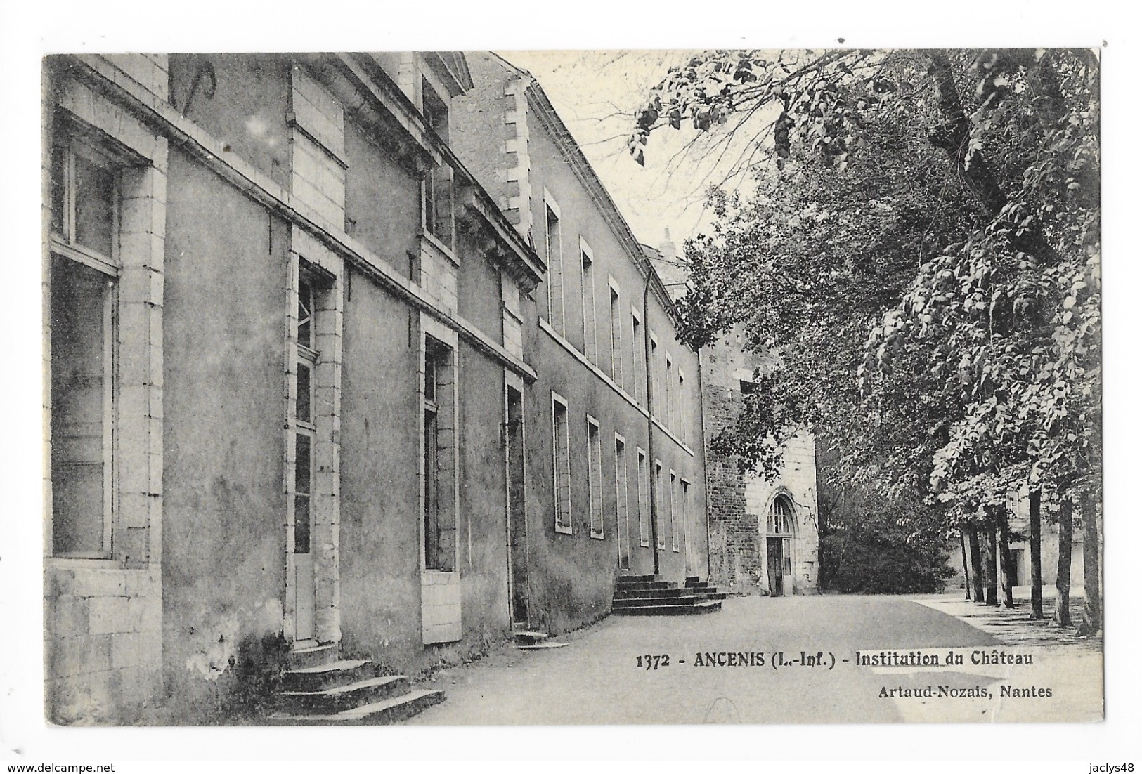 ANCENIS  (cpa 44)  Institution Du Château -   - L 1 - Ancenis