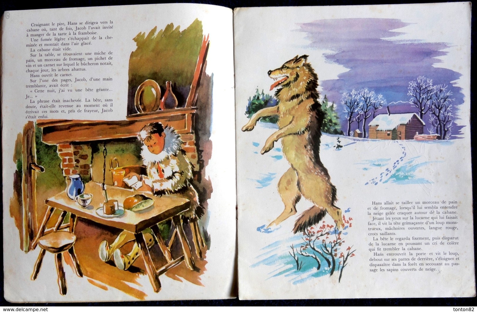 Hans Et Le Loup Des Neiges - Collection Coquelicot - ( 1966 ) . - Autres & Non Classés
