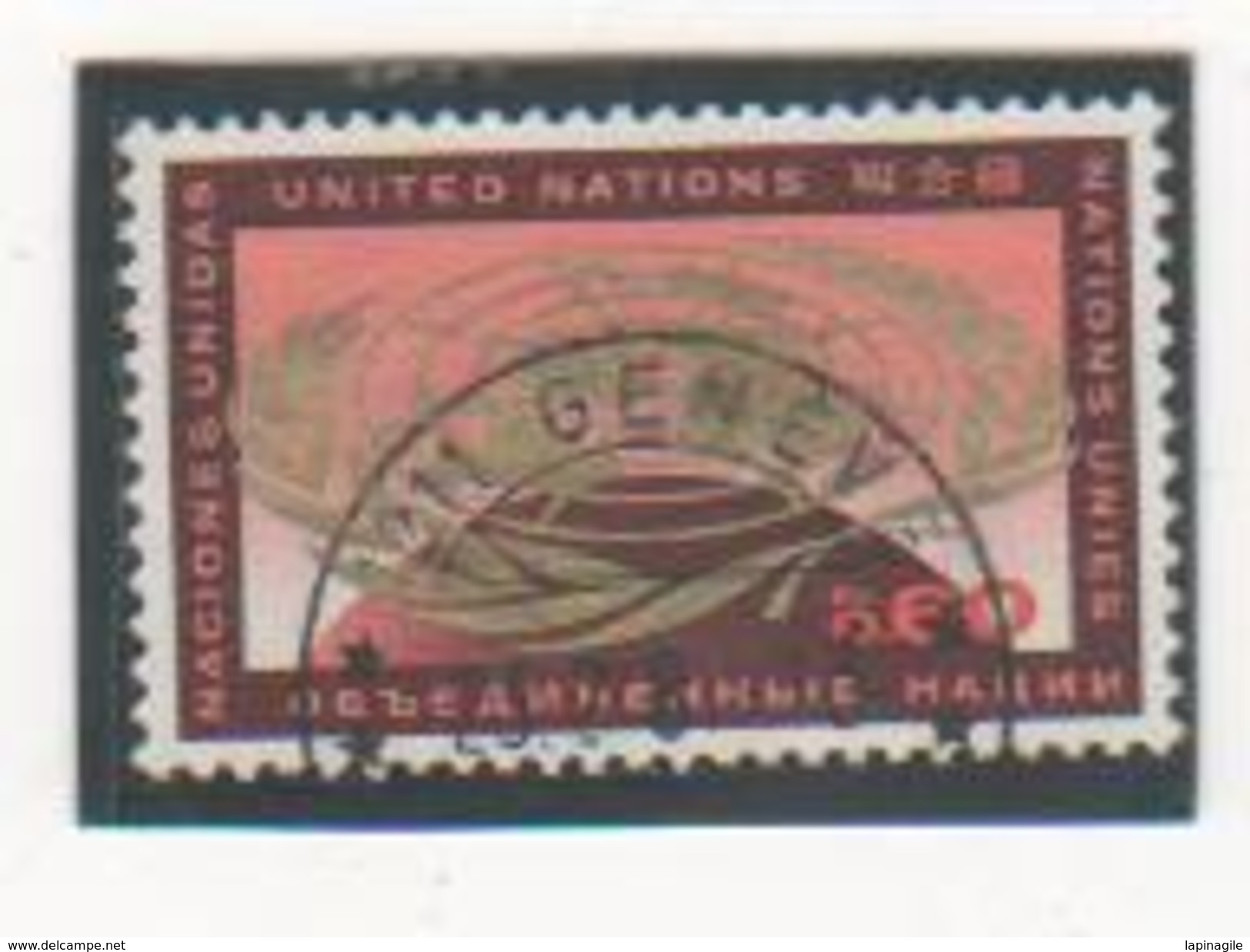 NATIONS UNIES GENEVE 1969 N° 6 Oblitéré - Gebruikt