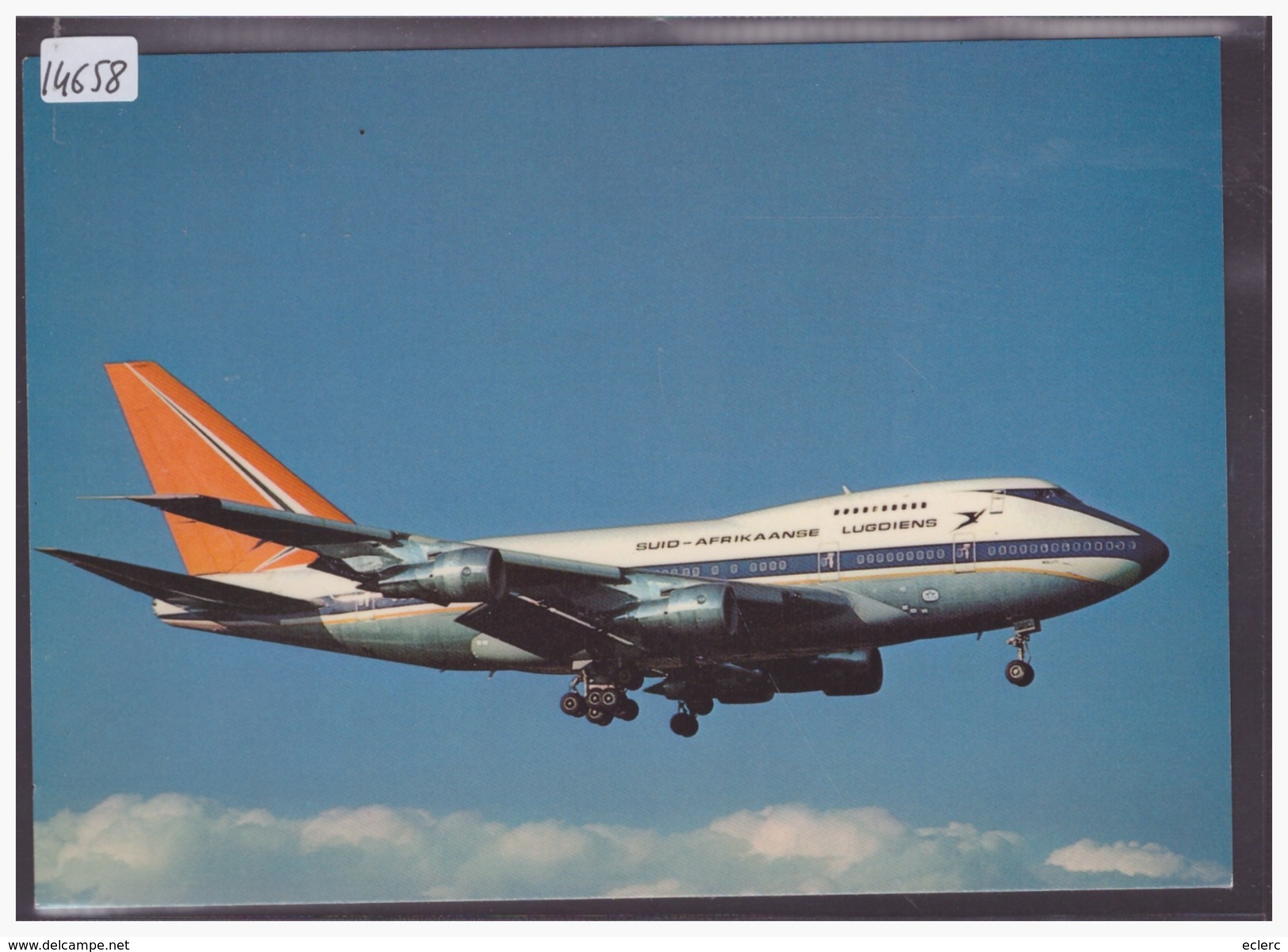 FORMAT 10x15cm - AVION BOEING 747 DE SUID AFRIKAANSE LUGDIENS - TB - 1946-....: Moderne