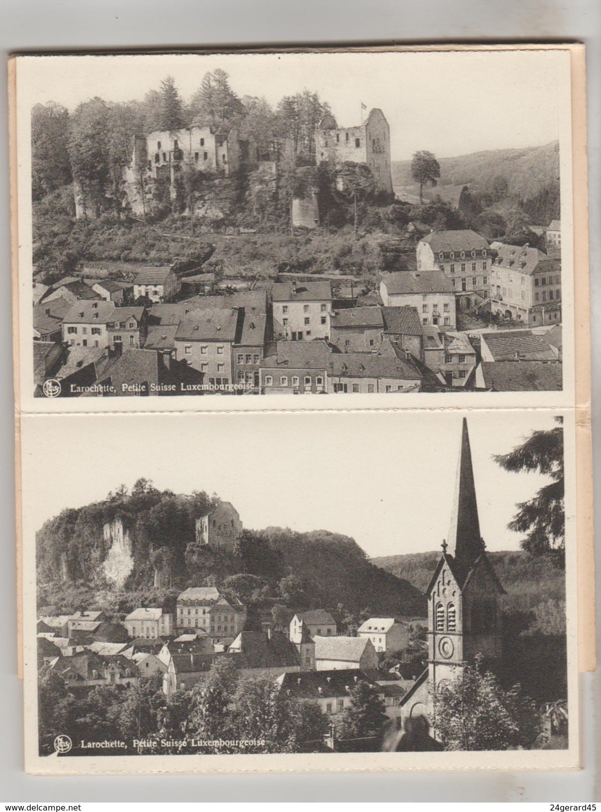 CARNET DEPLIANT COMPLET 10 CPSM LAROCHETTE  (Luxembourg) - Petite Suisse Luxembourgeoise - Larochette