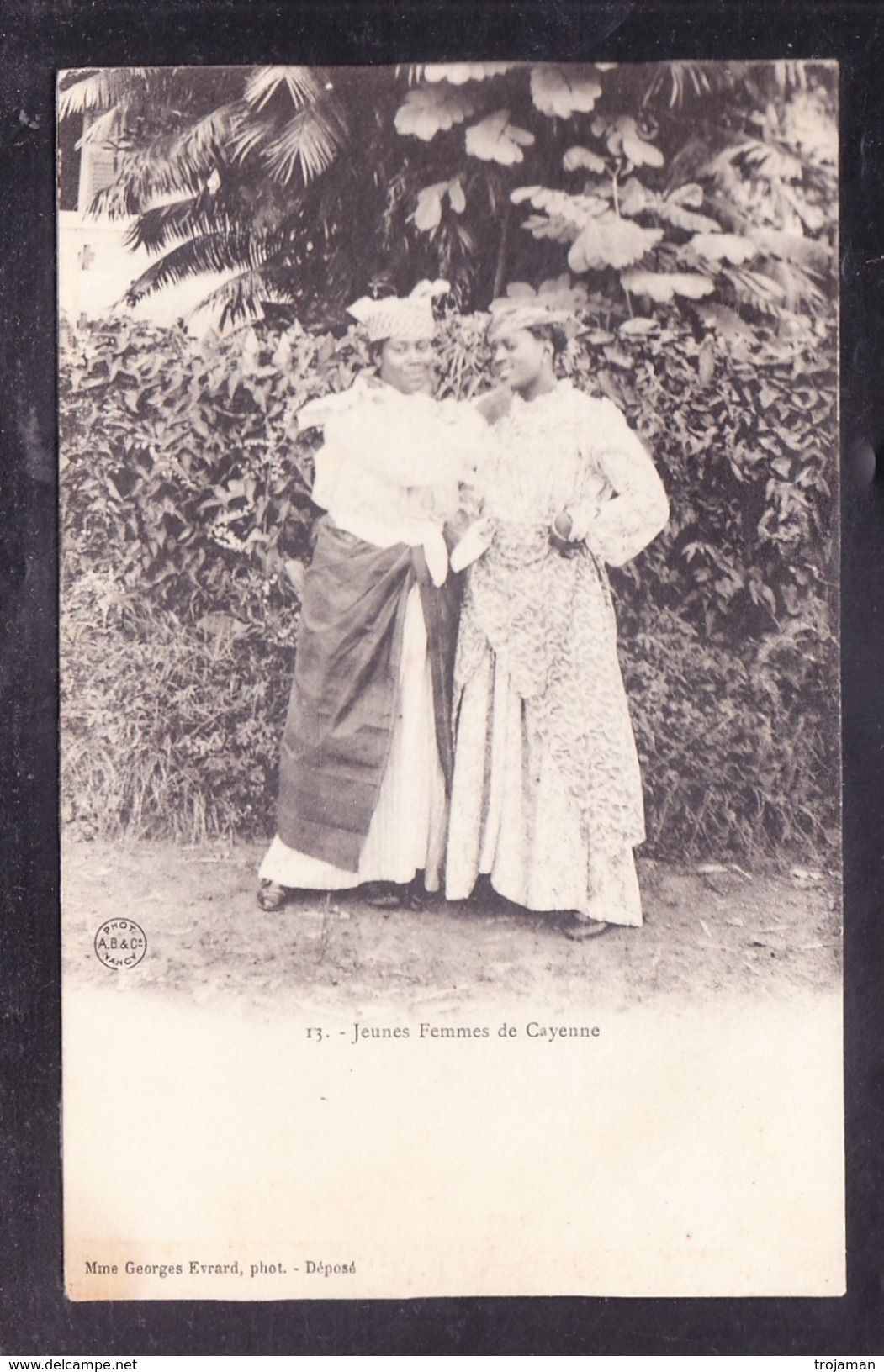 GUI-12 JEUNES FEMMES DE CAYENNE FRENCH GUIENA - French Guinea