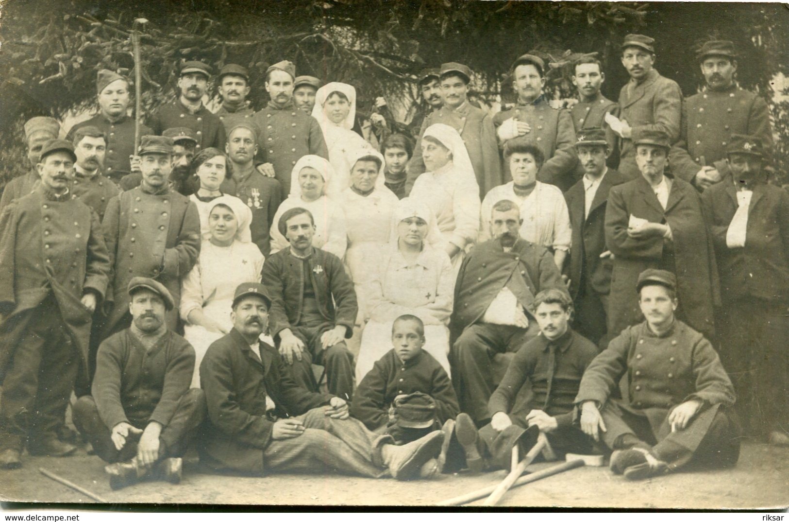 CROIX ROUGE(HOPITAL MILITAIRE) CARTE PHOTO - Rode Kruis