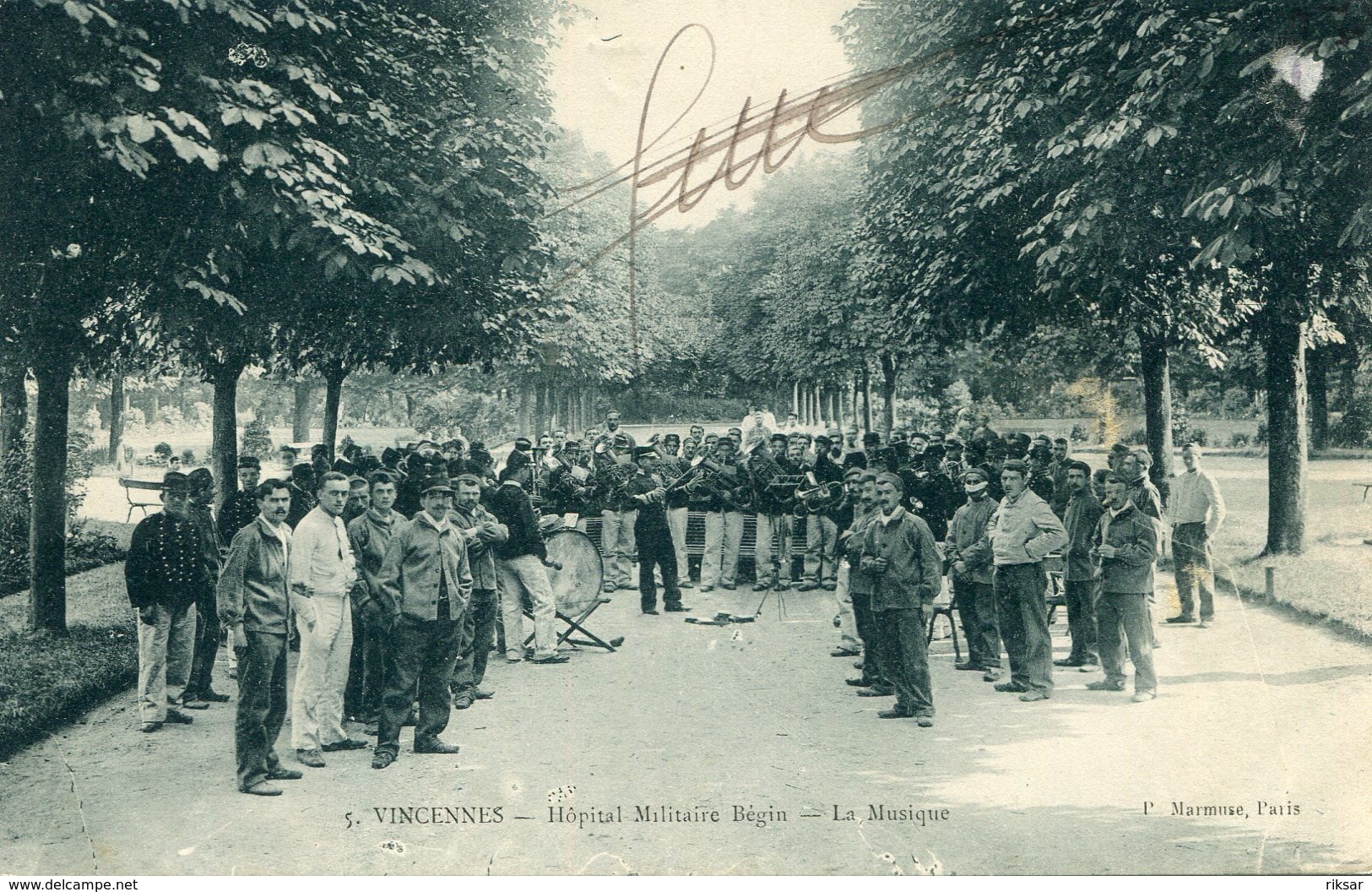 CROIX ROUGE(HOPITAL MILITAIRE) VINCENNES(MUSIQUE) - Croix-Rouge