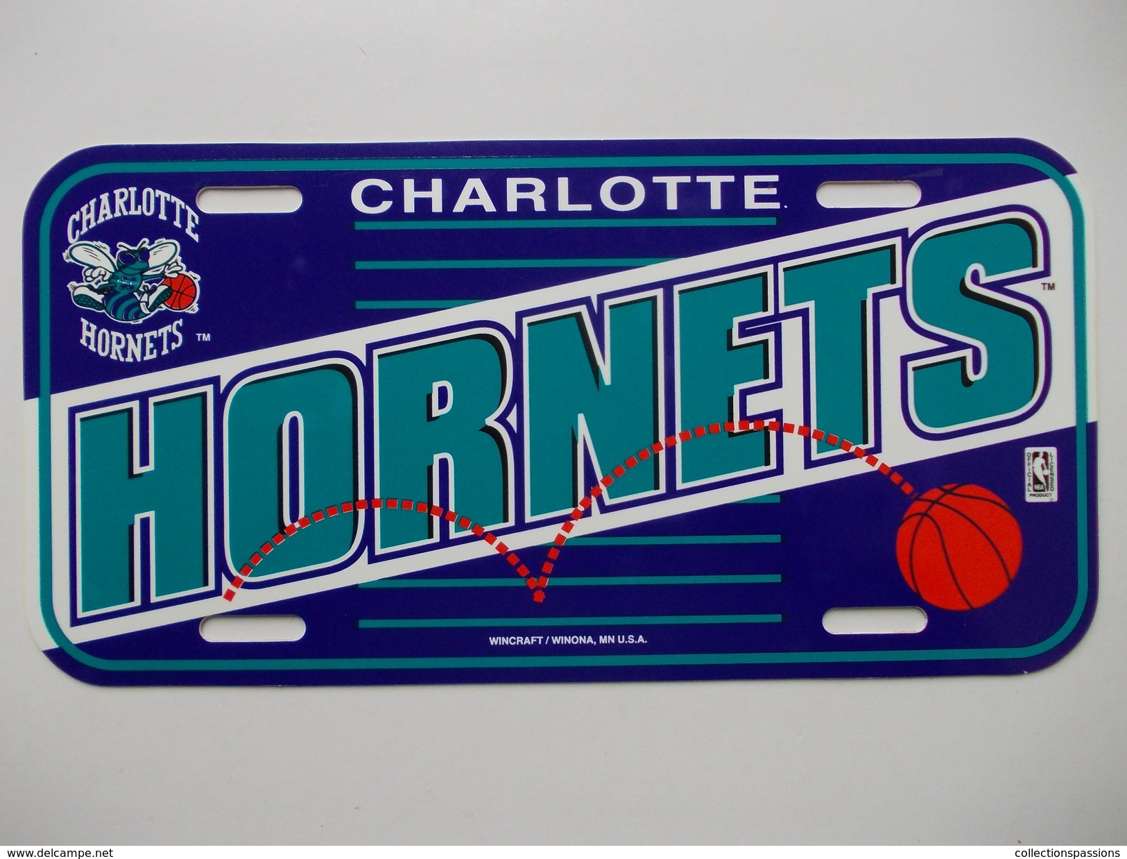 - Plaque NBA. Charlotte HORNETS - Made In USA - - Charlotte Hornets