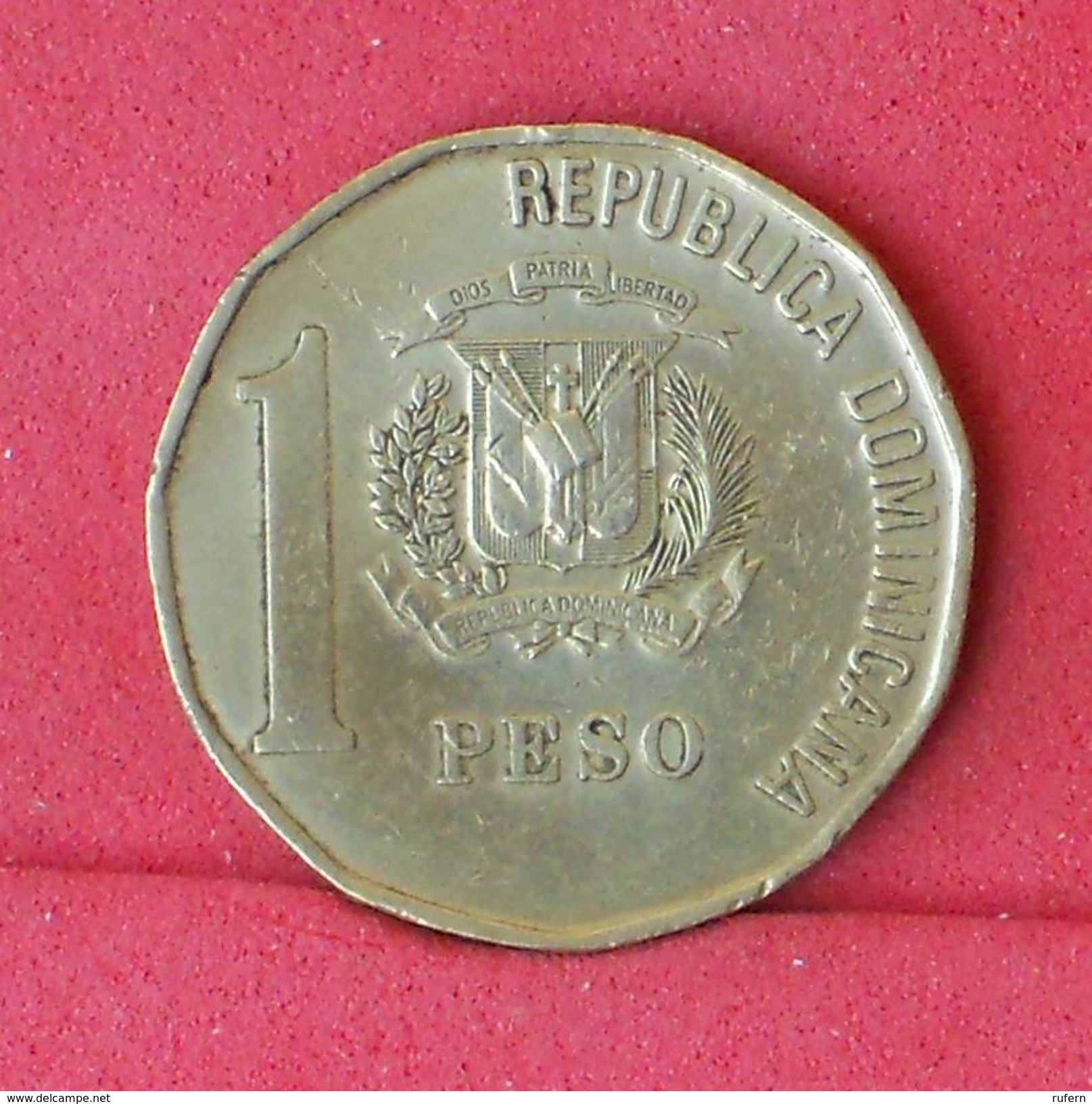 DOMINICANA 1 PESO  1991 -    KM# 80,1 - (Nº18219) - Dominikanische Rep.