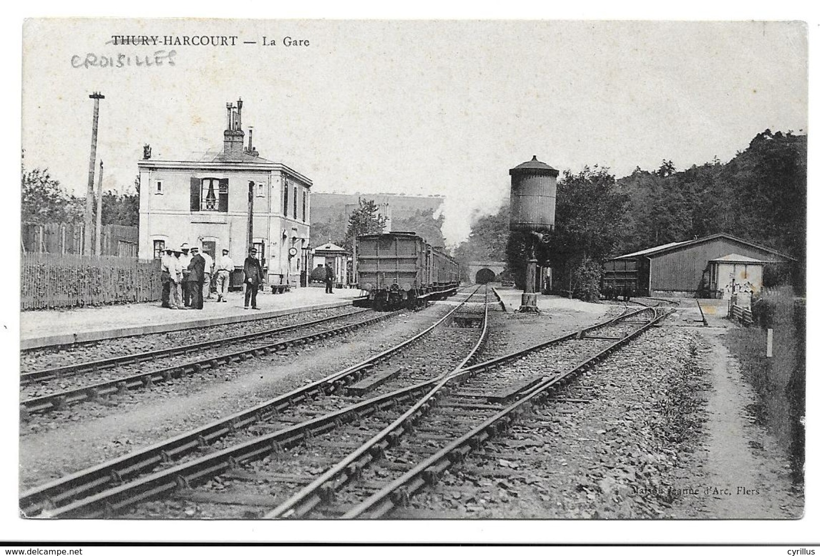 CPA-14 - THURY - HARCOURT - LA GARE - Thury Harcourt