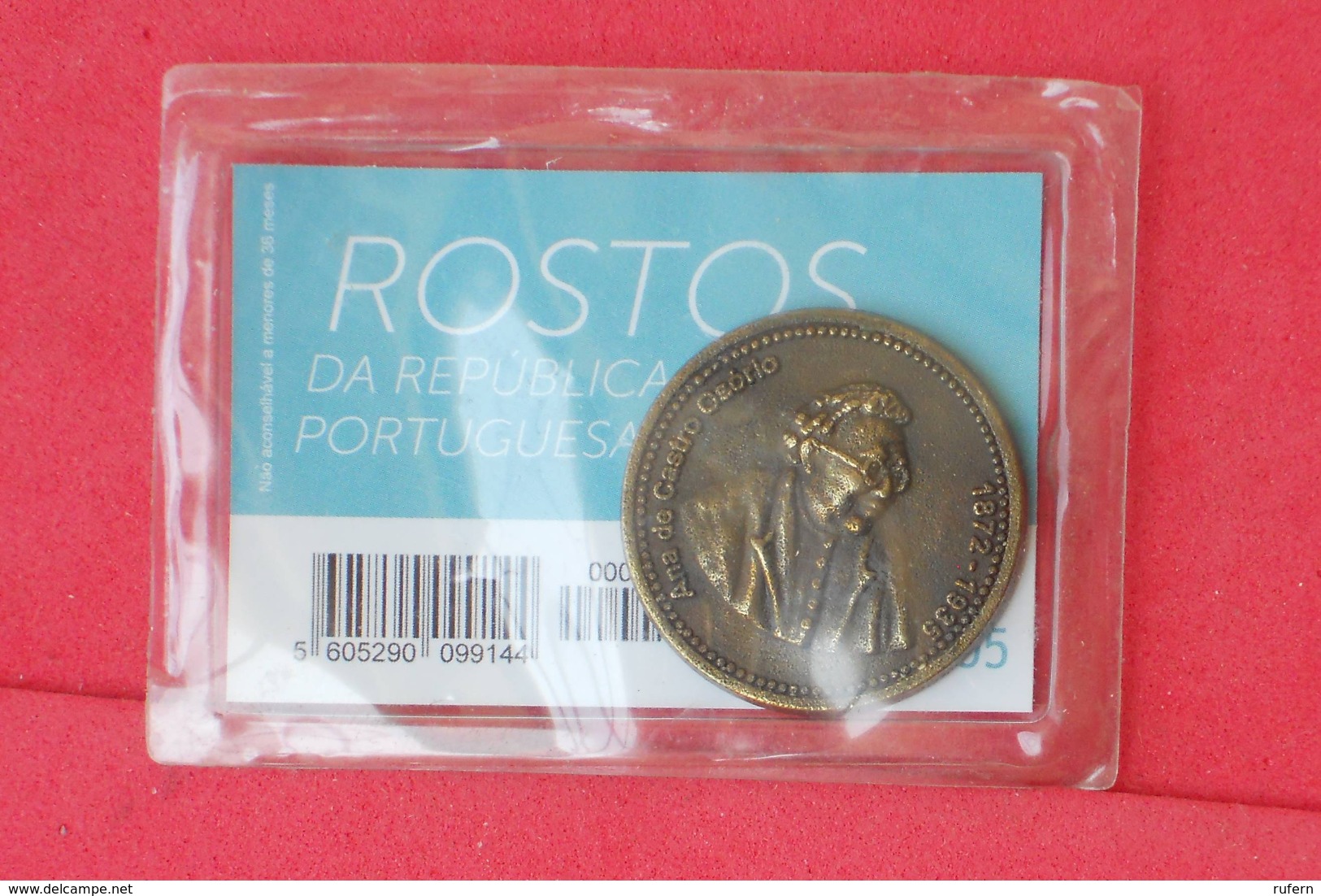 PORTUGAL    - ANA DE CASTRO OSORIO 30 MM    - (Nº18277) - Royal / Of Nobility