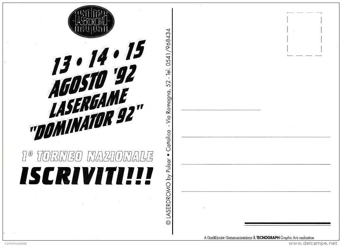 [MD1115] CPM -LASERDROMO - 1° TORNEO INTERNAZIONALE - CATTOLICA - NV - Fumetti