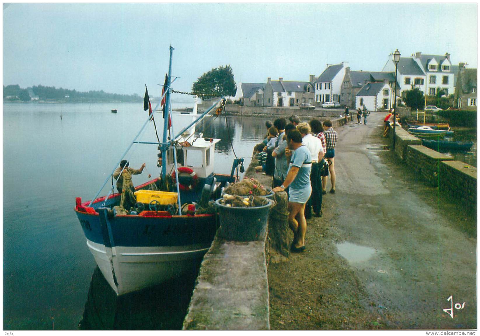 CPM - 56 - BELZ - Le Village De Saint Cado Sur La Rivière D'Etel : Retour De Pêche - Autres & Non Classés