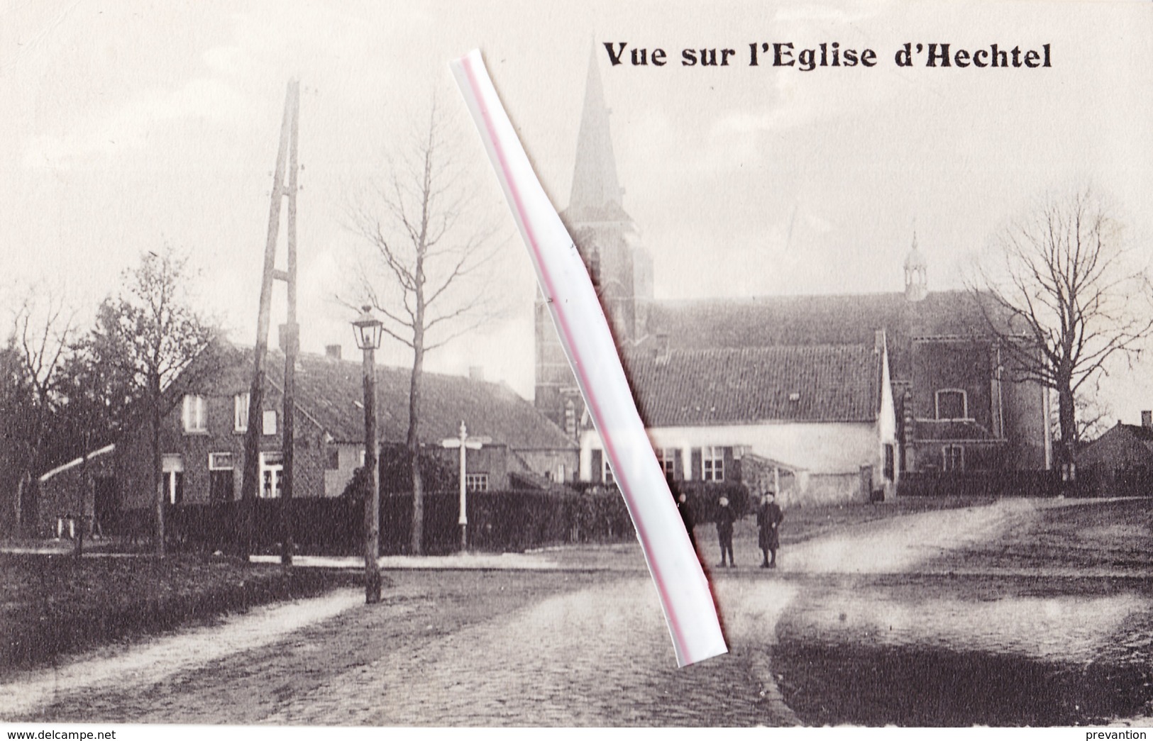 Vue Sur L'Eglise D'HECHTEL- Superbe Carte Très Animée - Hechtel-Eksel