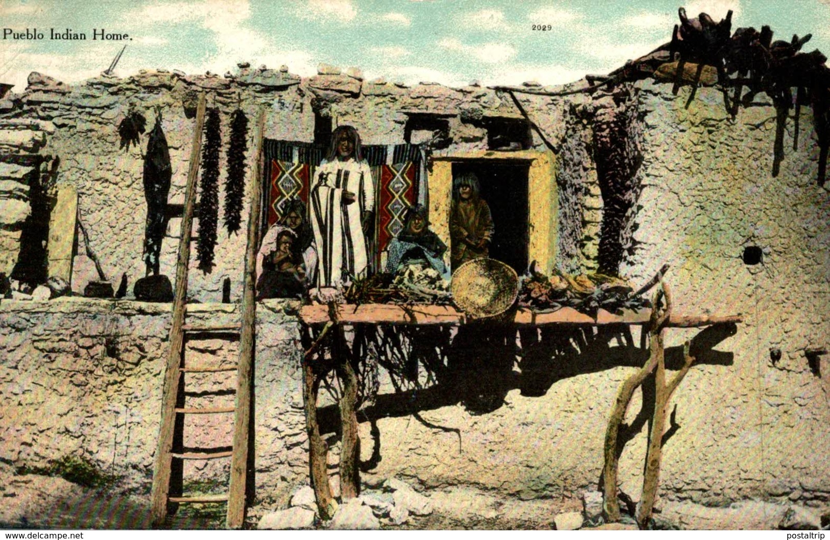 PUEBLO INDIAN HOME - Indios De América Del Norte