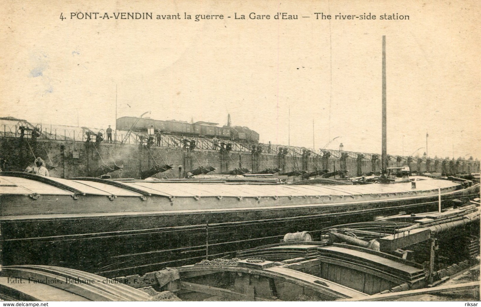 PONT A VENDIN(MINE) BATEAU PENICHE - Autres & Non Classés