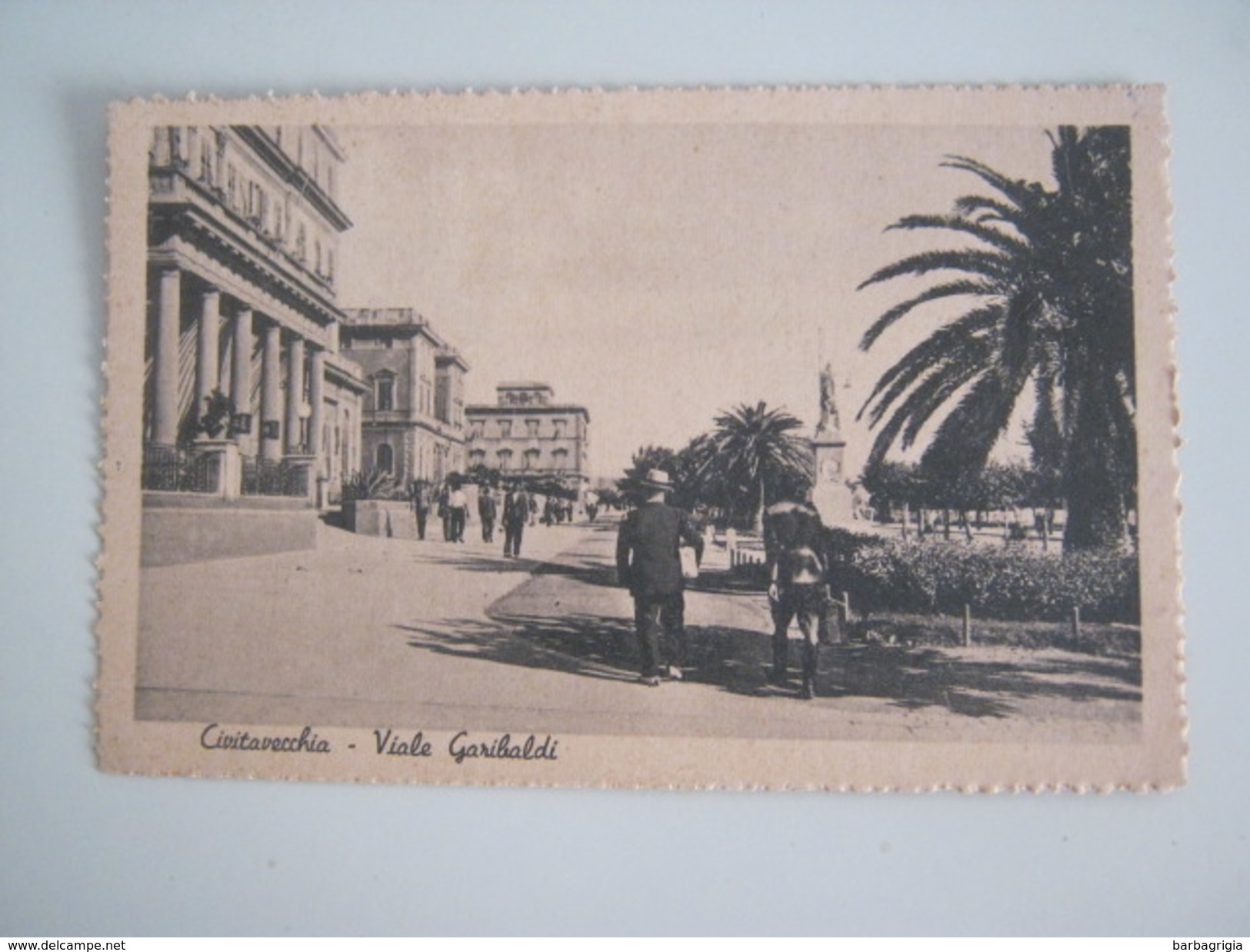 CARTOLINA CIVITAVECCHIA - VIALE GARIBALDI - Civitavecchia