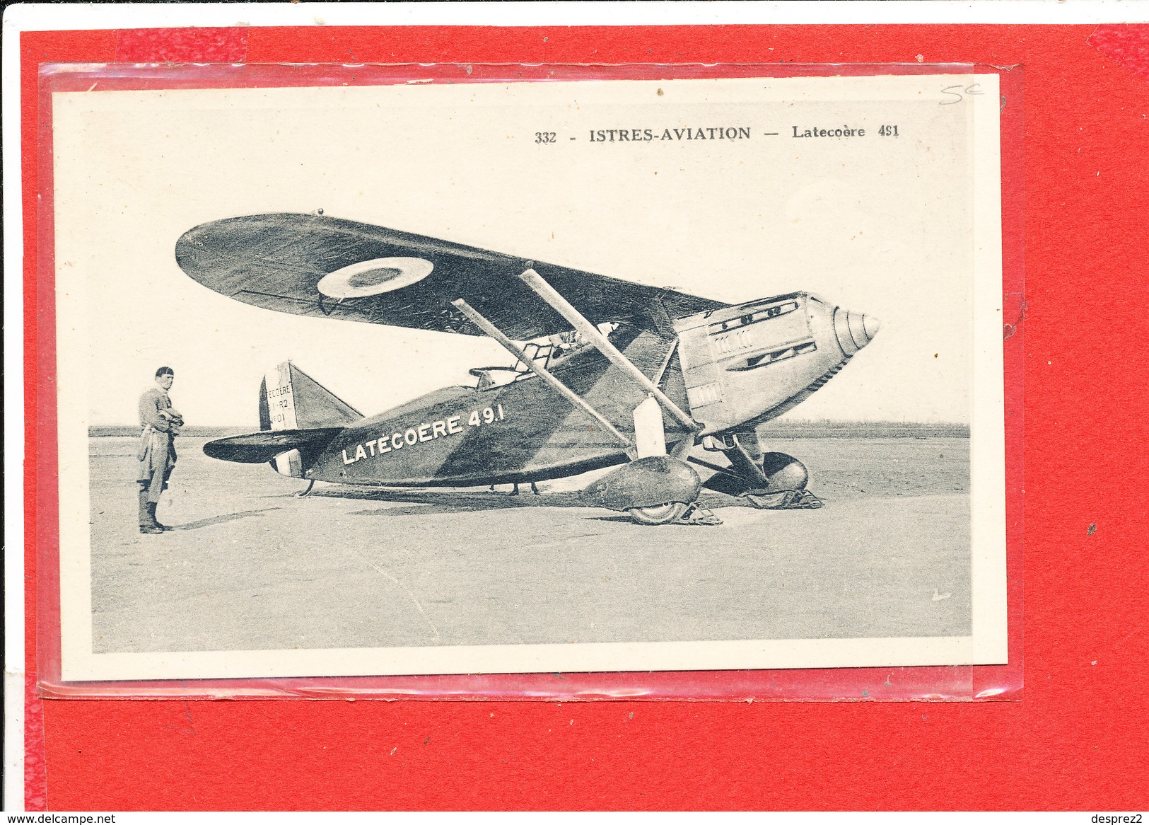 Avion Latecoere 4 9 . 1 Cpa ISTRES AVIATION               332 Coll Tranchant - 1946-....: Moderne