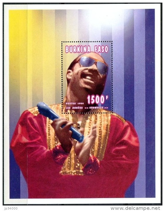 BURKINA FASO Stewie Wonder, Musique, Yvert BF N°54.** MNH - Cantantes