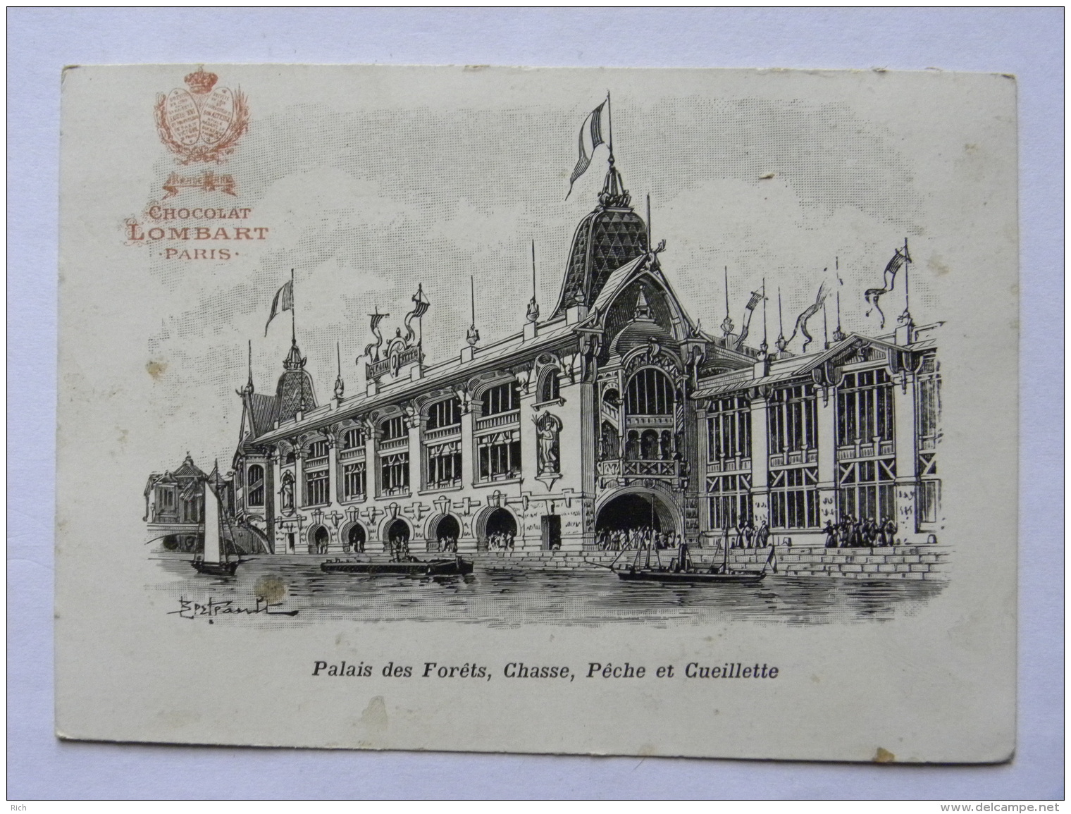 CPA (75) Paris - CHOCOLAT LOMBART PARIS - Palais De Forêts, Chasse, Pêche Et Cueillette - Avenue De Choisy - Lombart