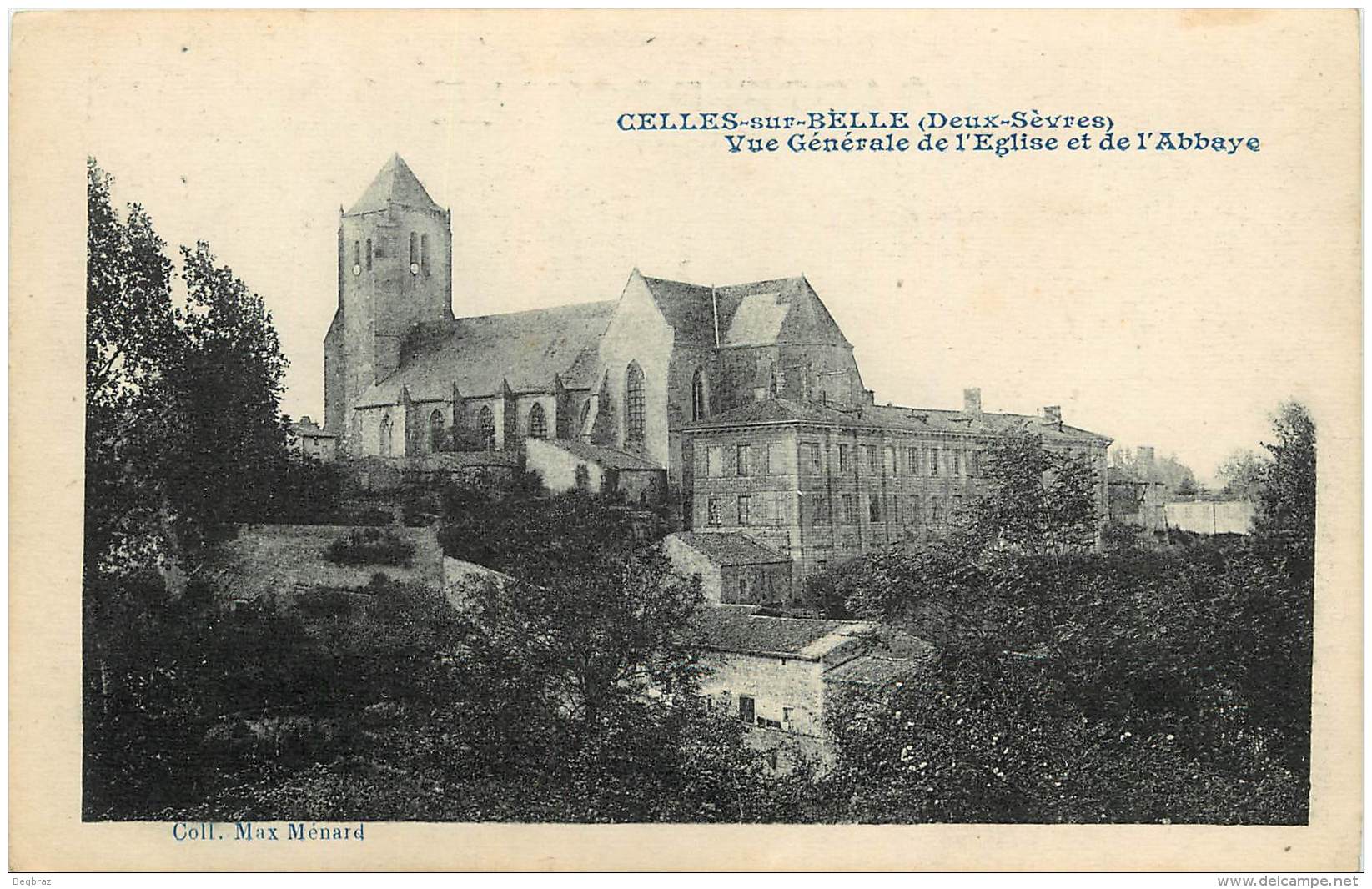 CELLES SUR  BELLE       EGLISE ABBAYE - Celles-sur-Belle