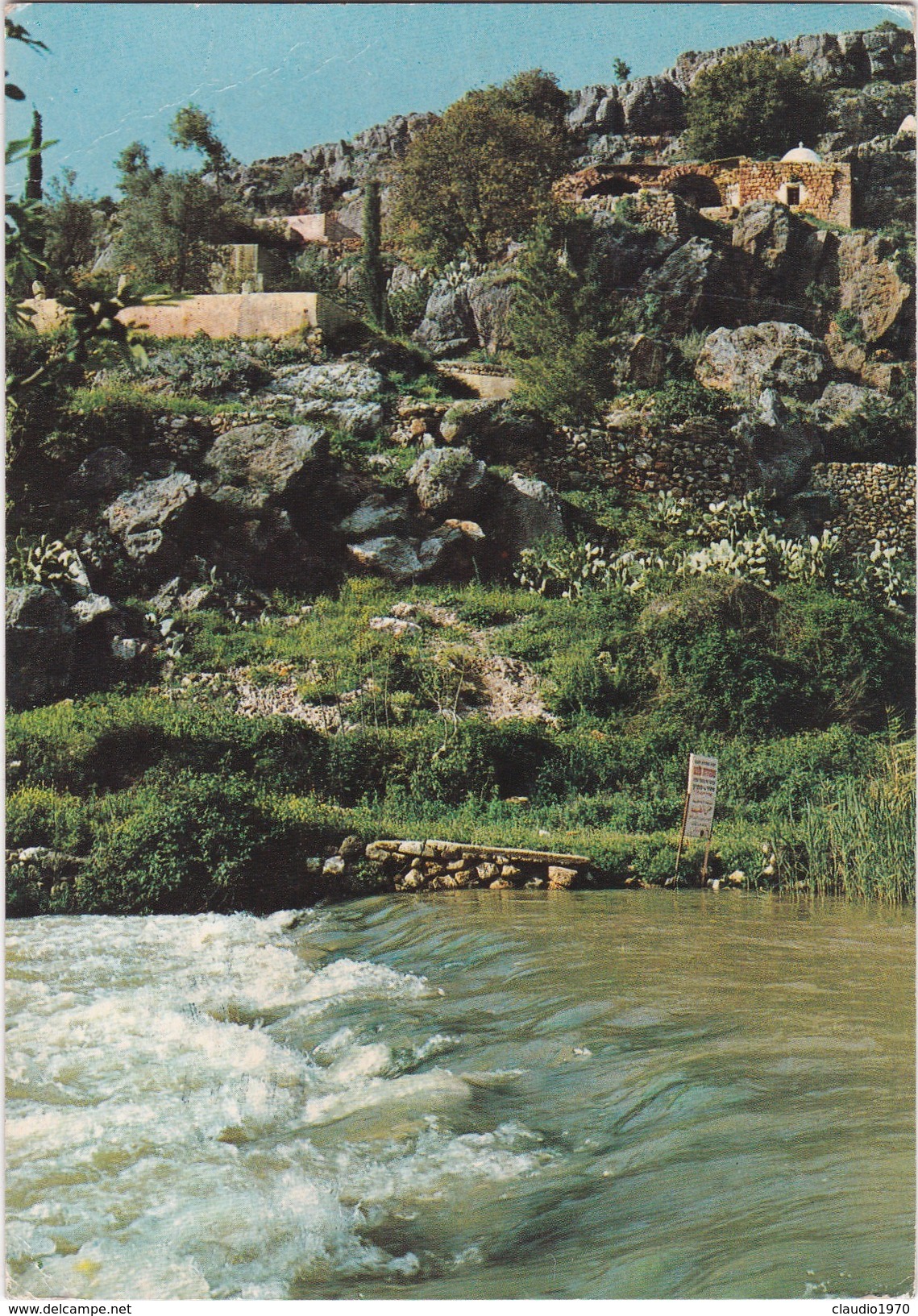 Cartolina - Postcard  - ISRAELE - BANIAS. SORGENTI DEL GIORDANO - Israele