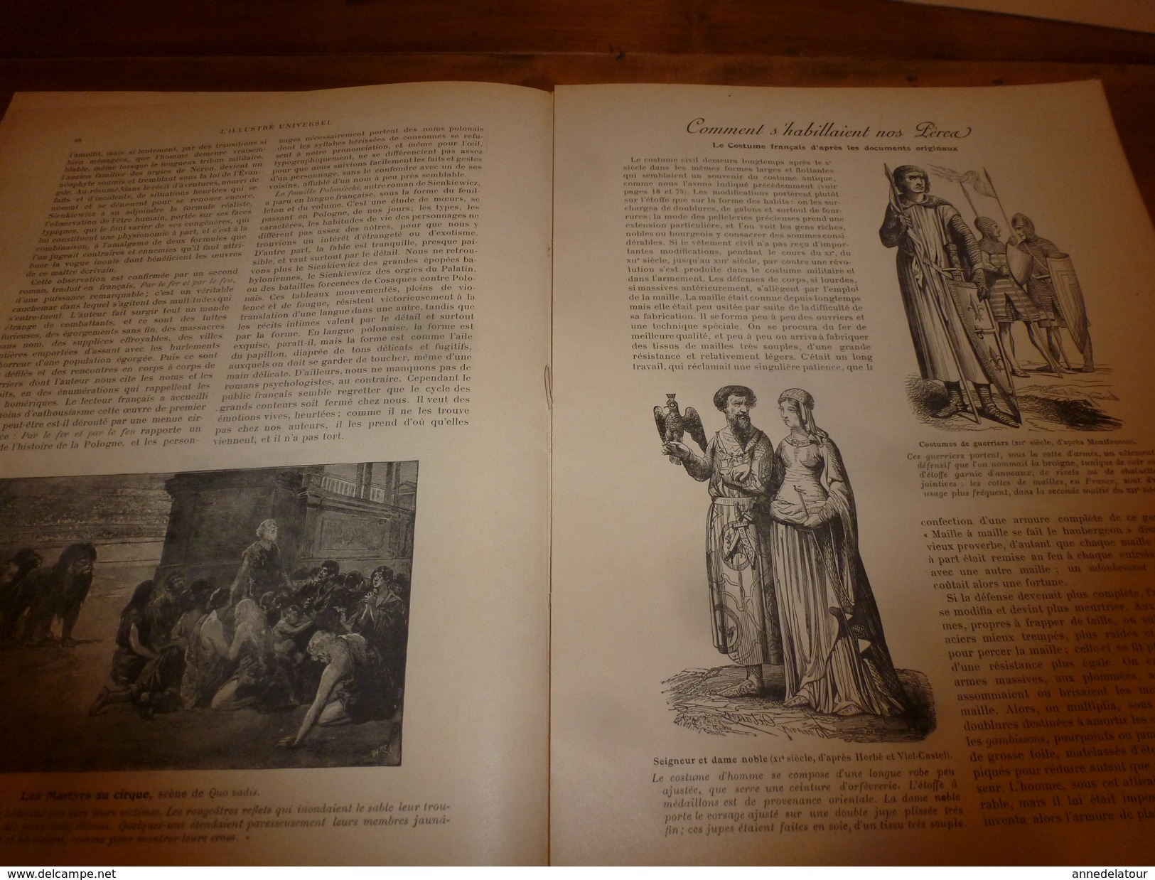 1901:Exposition ENFANCE dans l'art et l'histoire;Cosaques Zaporogues;Evasion de CASANOVA à Venise;Henri Sienkiewicz,etc