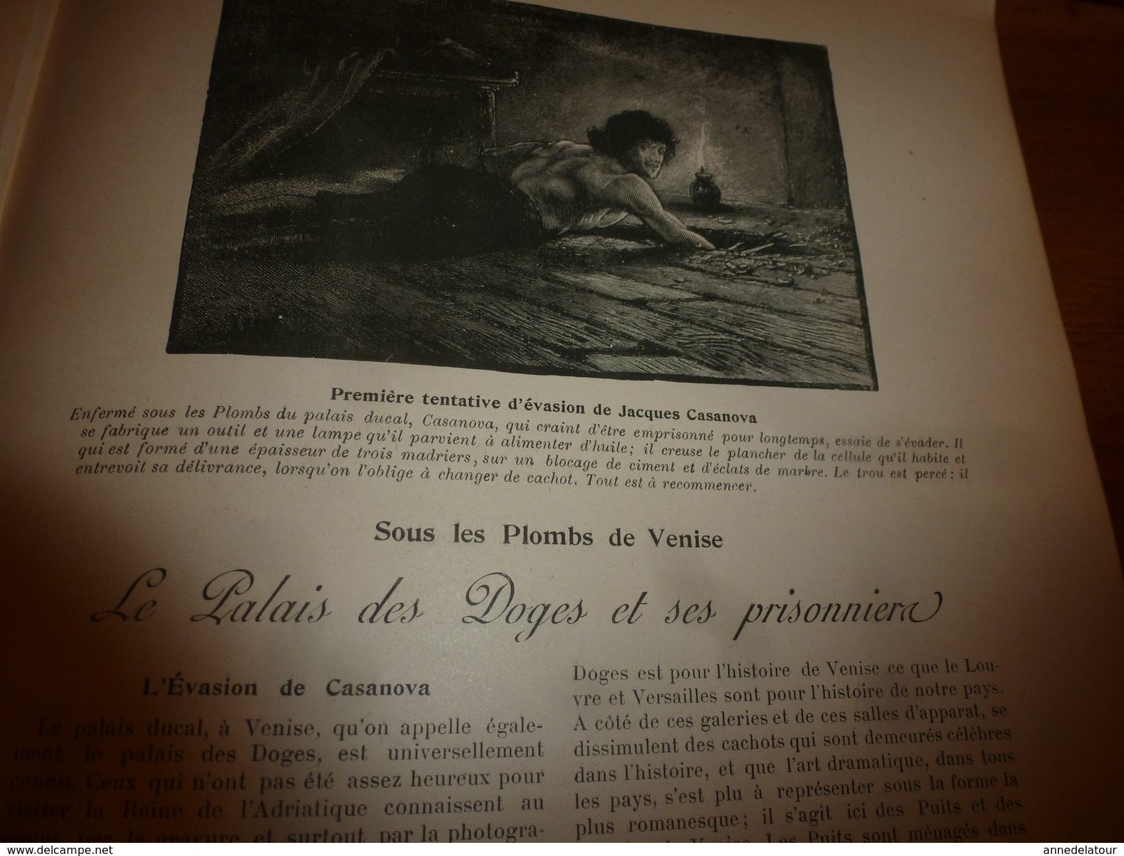 1901:Exposition ENFANCE dans l'art et l'histoire;Cosaques Zaporogues;Evasion de CASANOVA à Venise;Henri Sienkiewicz,etc