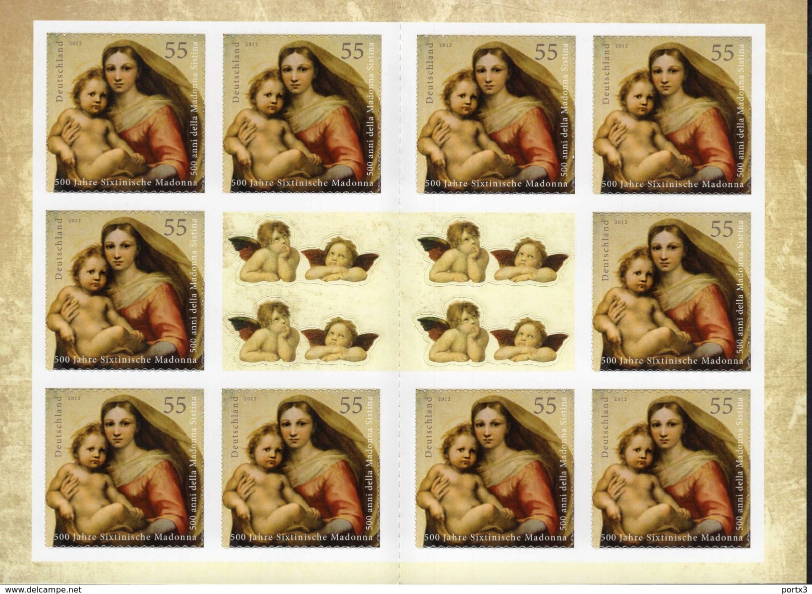 Markenheftchen Bund Postfr. MH 90 Sixtinische Madonna MNH ** - Other & Unclassified