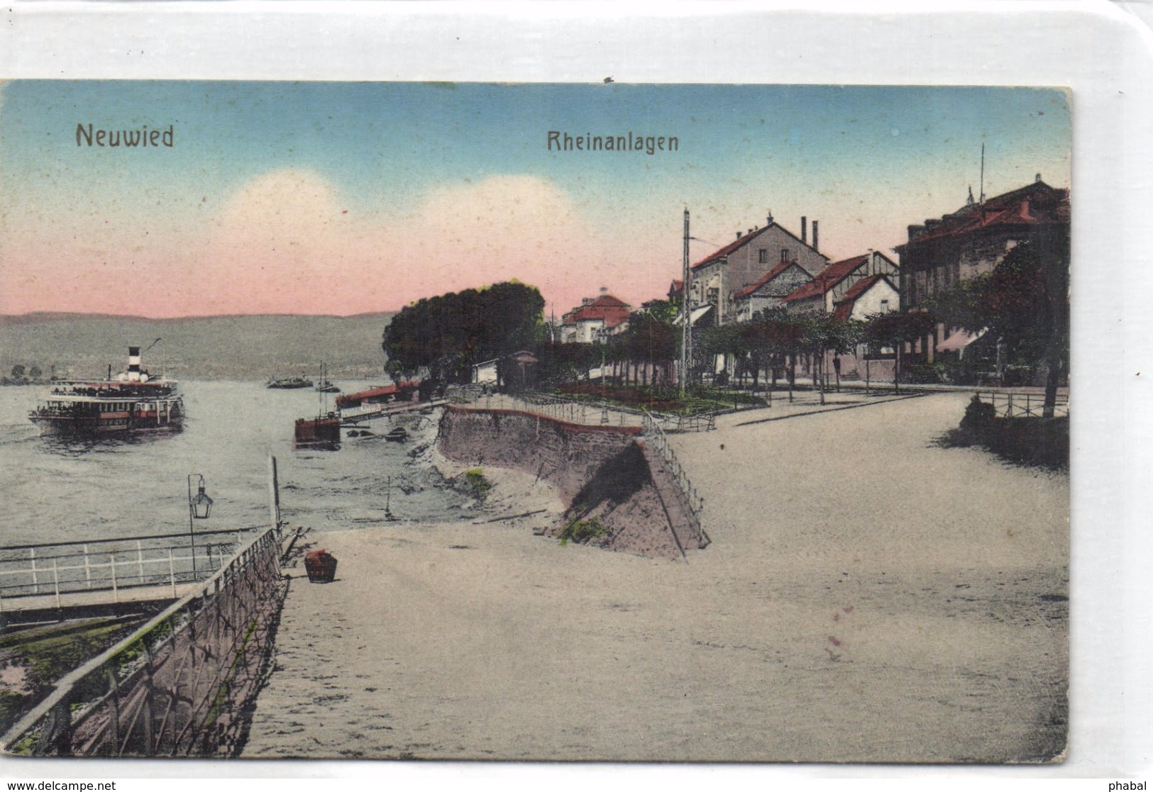 Germany, Neuwied, Rheinanlagen, Old Postcard - Neuwied