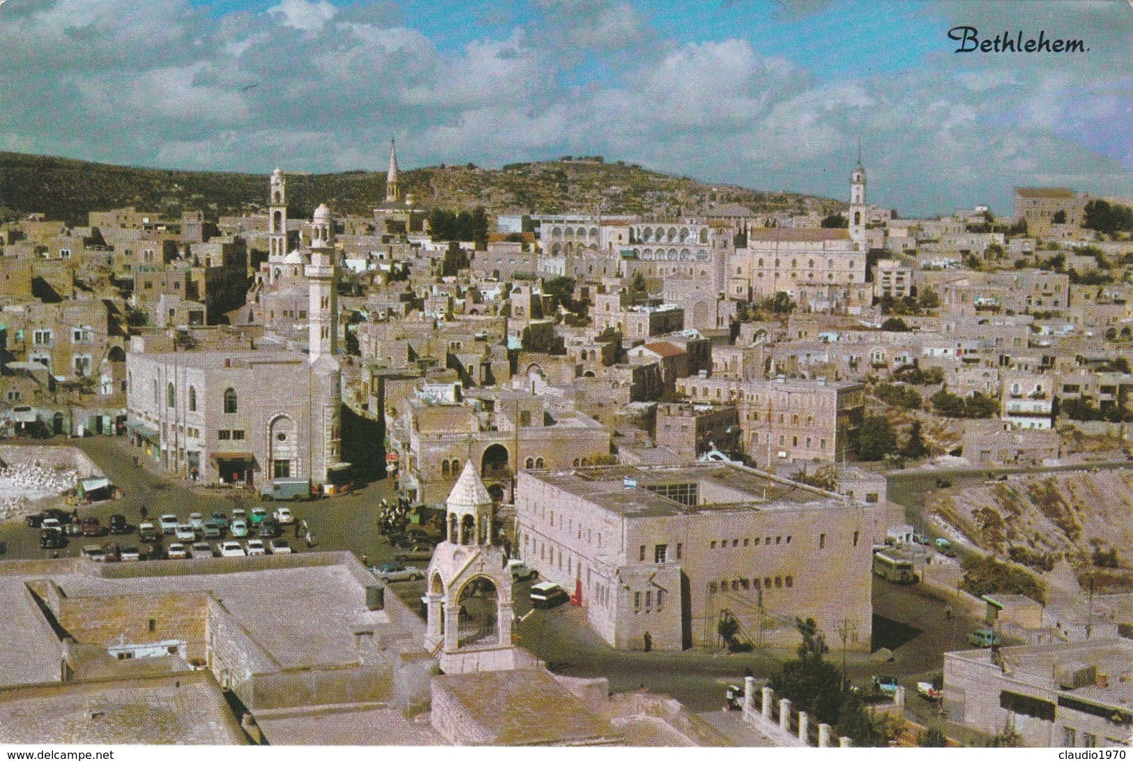 Cartolina - Postcard  - ISRAELE - BETHEHEM - PARTIAL VIEW - Israele