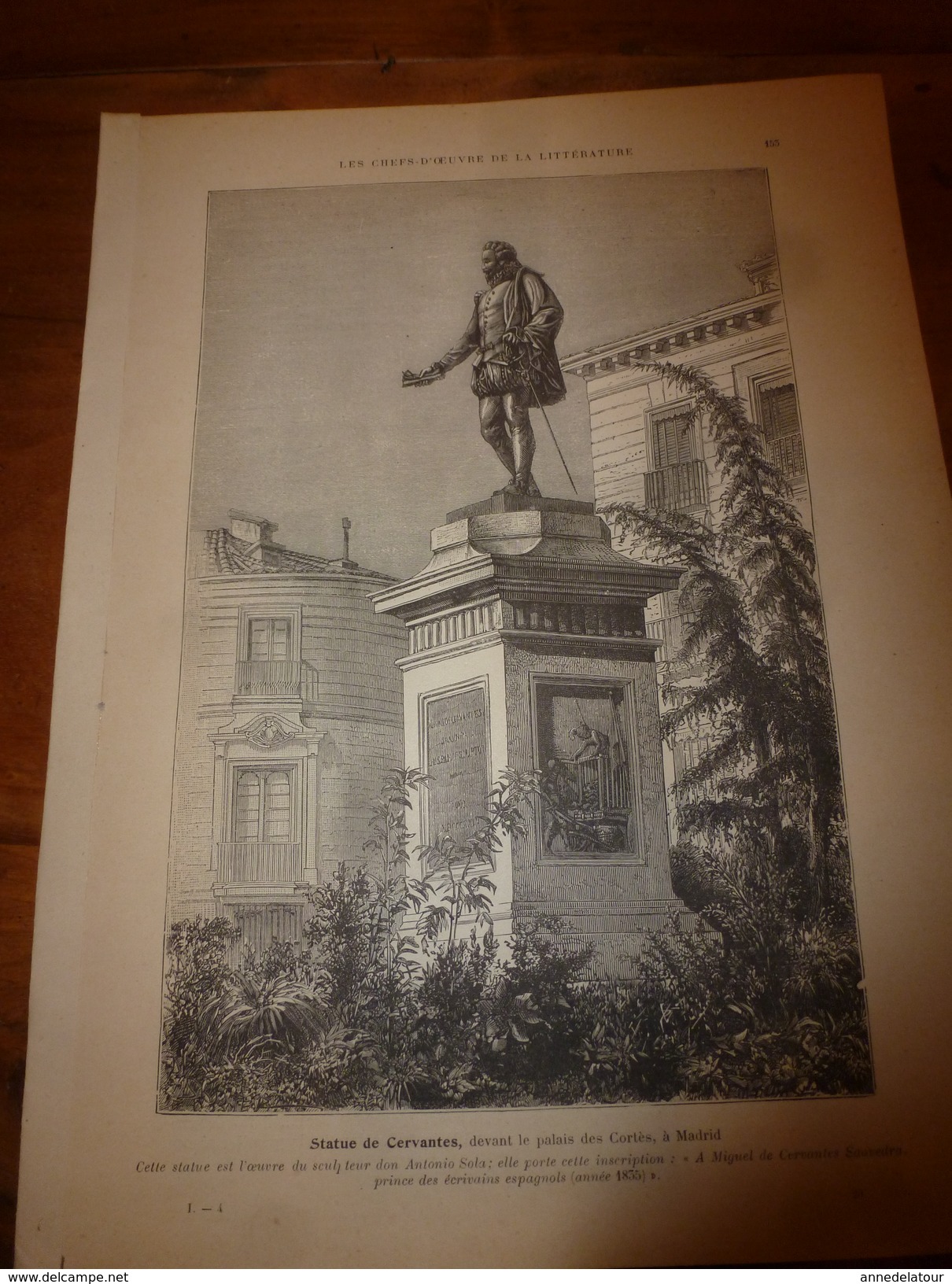 1901: Statue De CERVANTES à Madrid; Gustave Doré; Habits D'autrefois; Hôtel Des Menus-plaisirs à Versailles - Non Classés