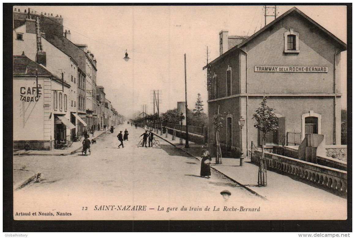 DD1202 - LOIRE ATLANTIQUE - ST. NAZAIRE - LA GARE DU TRAIN DE LA ROCHE BERNARD - Saint Nazaire