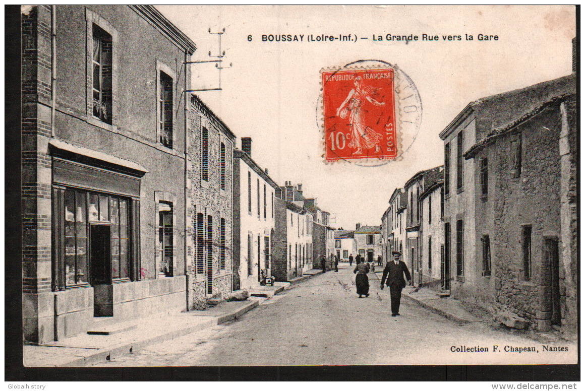 DD1244 - BOUSSAY - LA GRANDE RUE VERS LA GARE - Boussay