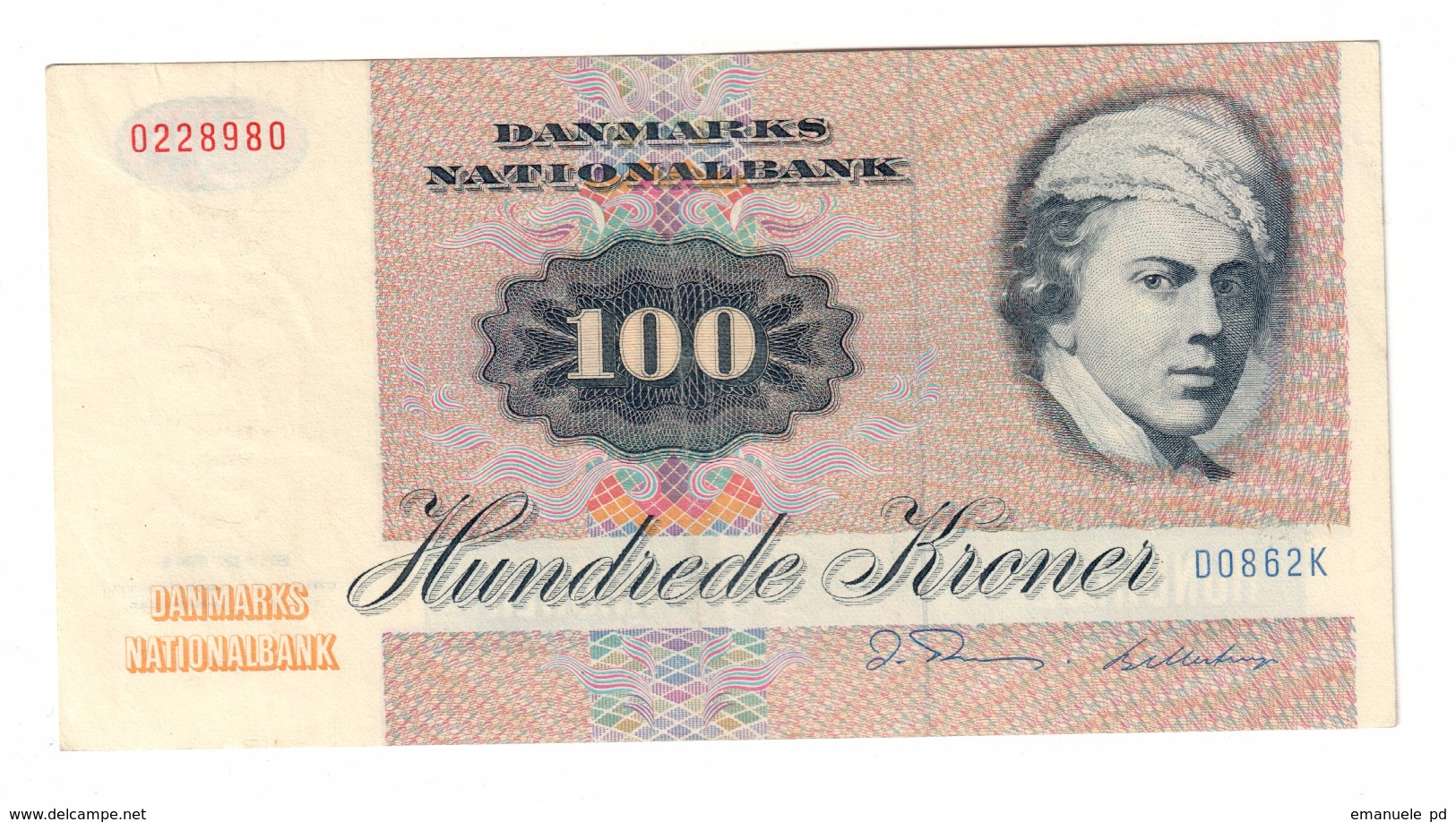 Denmark 100 Kronen 1972 XF+ - Danimarca