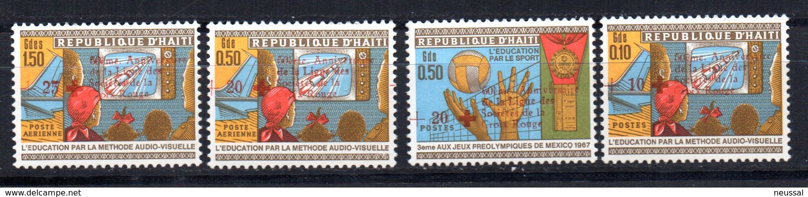 Serie Nº 642/3  + A-415/6   Haiti - Haiti