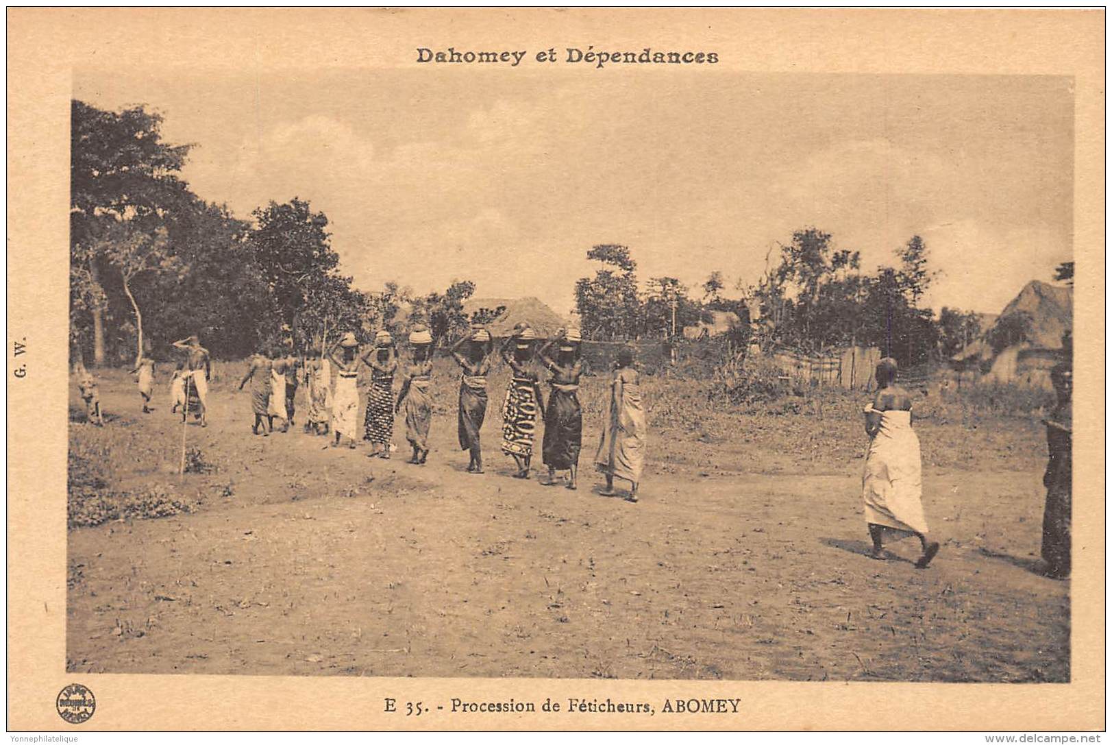 DAHOMEY / Procession De Féticheurs - - Dahomey