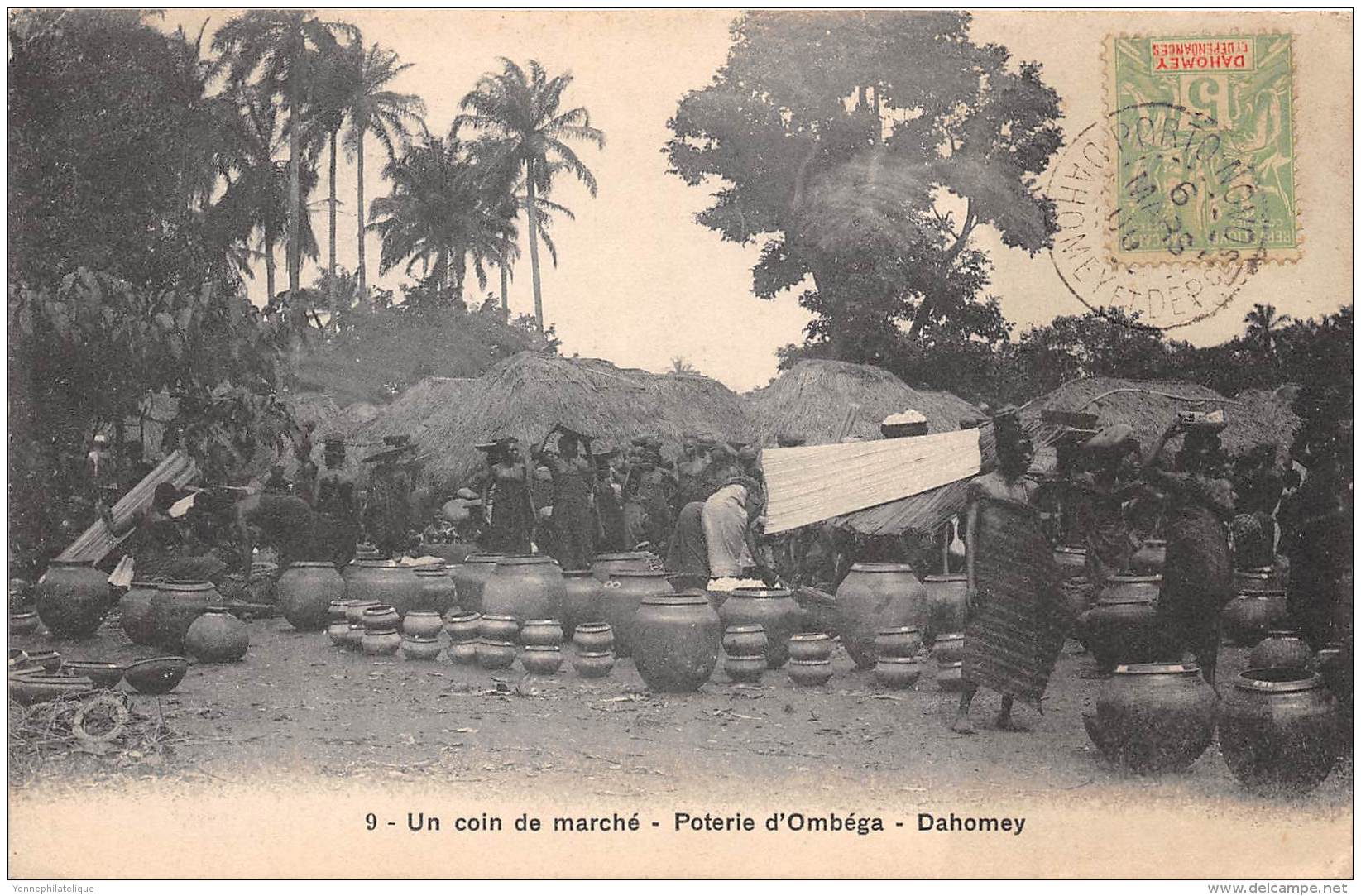 DAHOMEY / Un Coin Du Marché - Poterie D' Ombéga - Dahomey